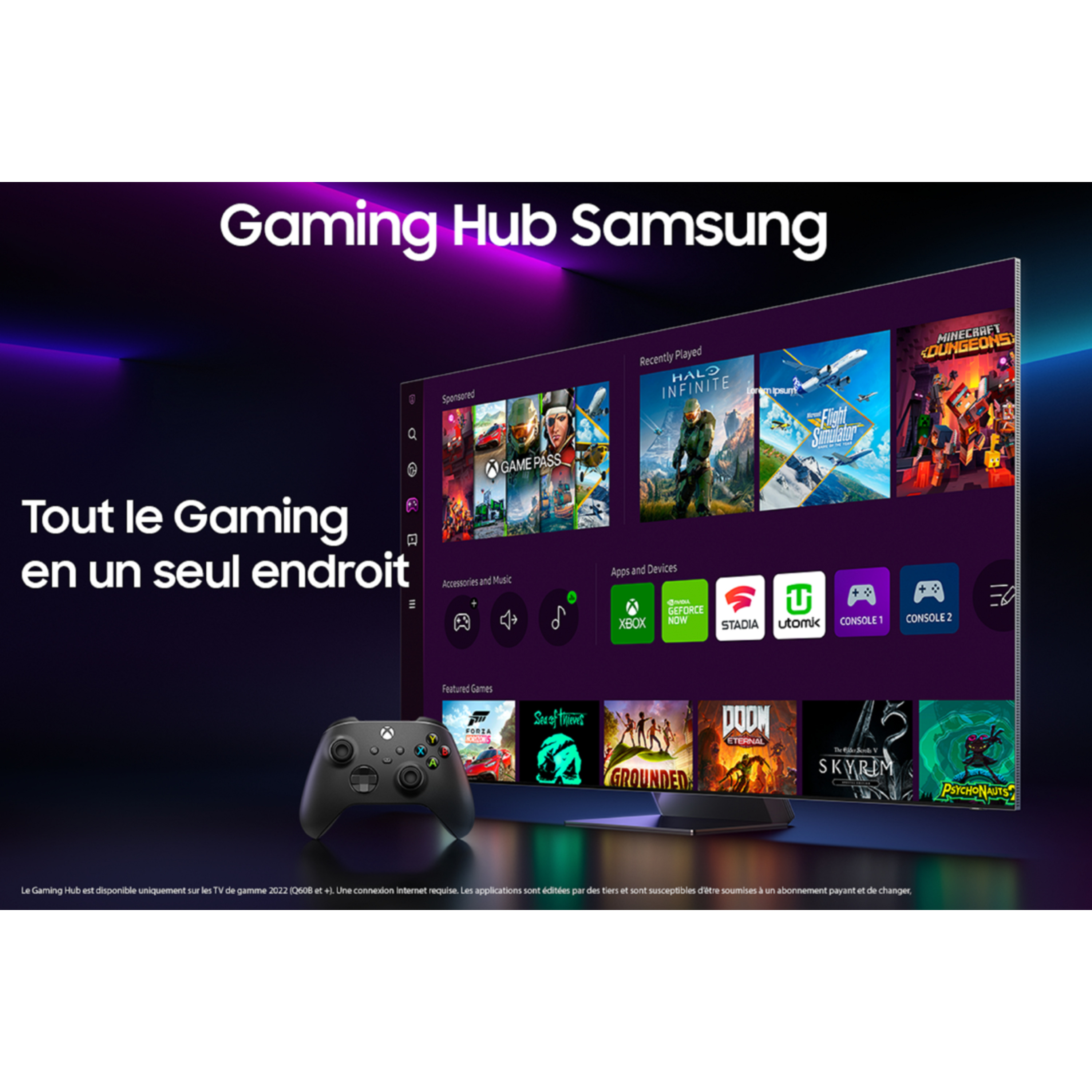 Voir la diapositive 5 : SAMSUNG QE75QN700B 2022 TV Neo QLED 8K 189 cm Smart TV