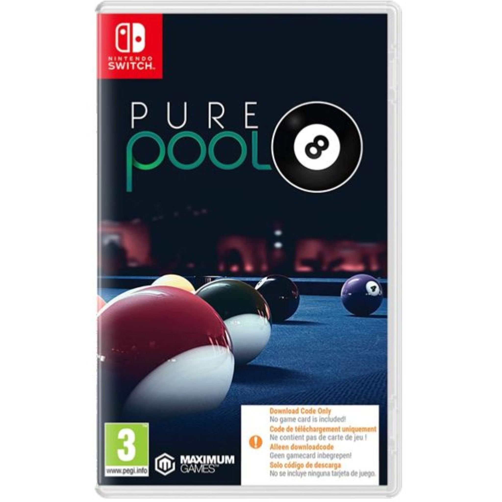 Pure Pool - code de téléchargement NINTENDO SWITCH