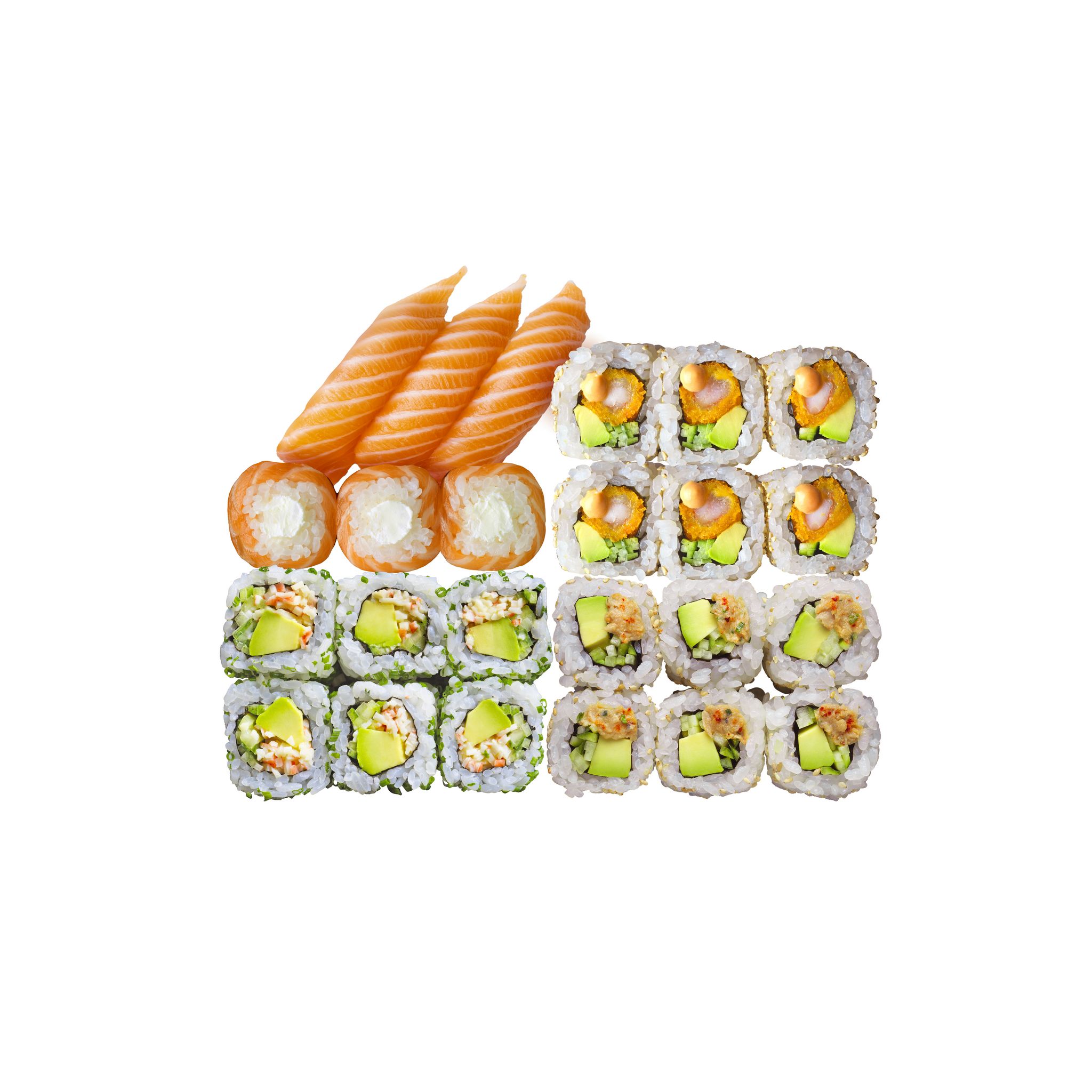 Voir la diapositive 2 : SUSHI SHOP Plateau fête de la mer 24 pièces 399g