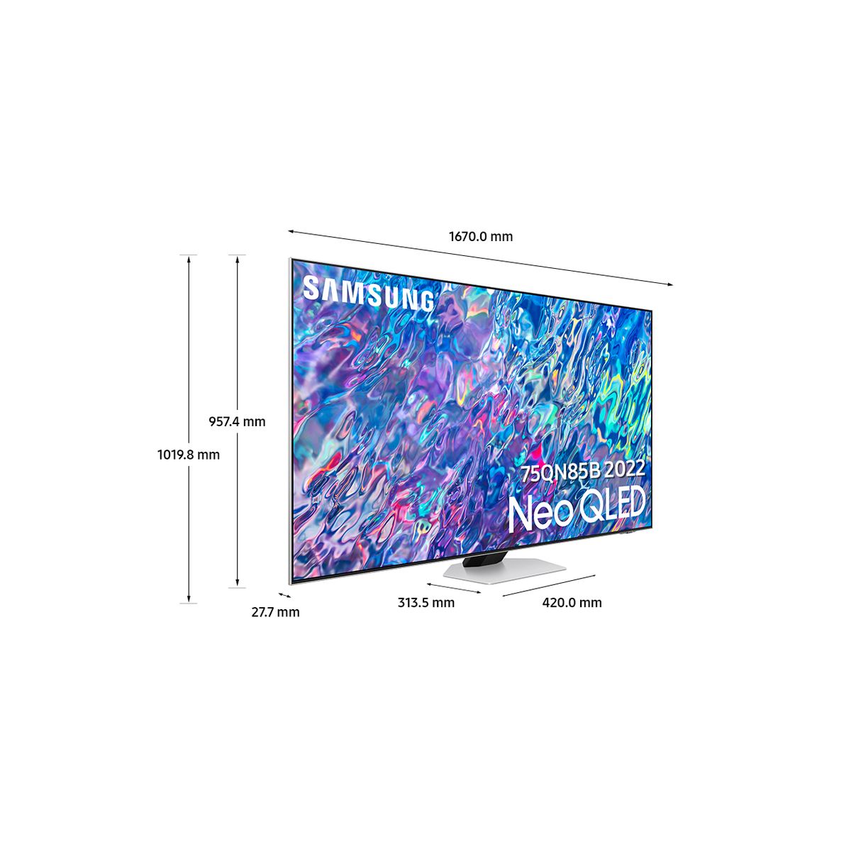Voir la diapositive 13 : SAMSUNG QE75QN85B 2022 TV Neo QLED 4K UHD 189 cm smart TV
