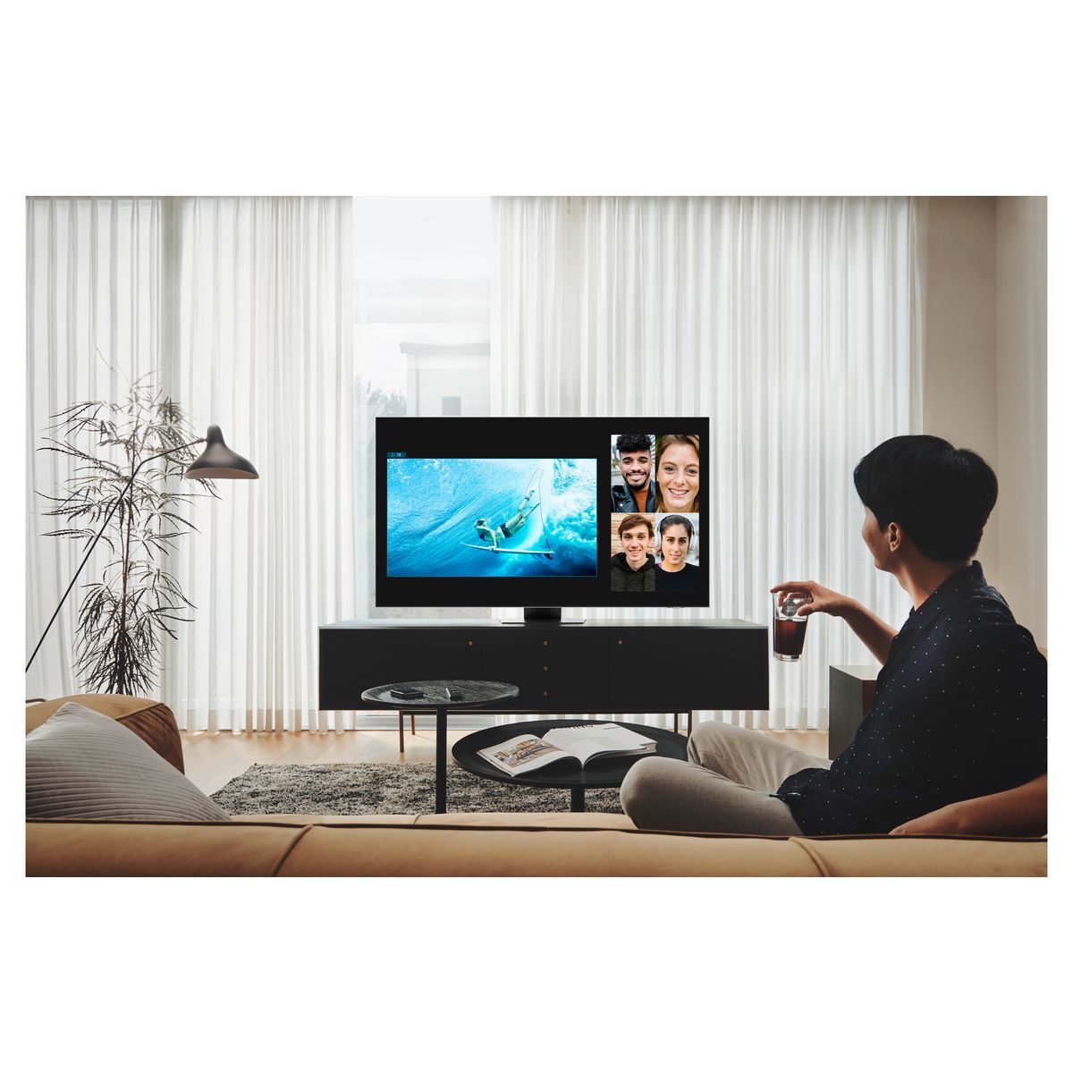Voir la diapositive 15 : SAMSUNG QE75QN85B 2022 TV Neo QLED 4K UHD 189 cm smart TV