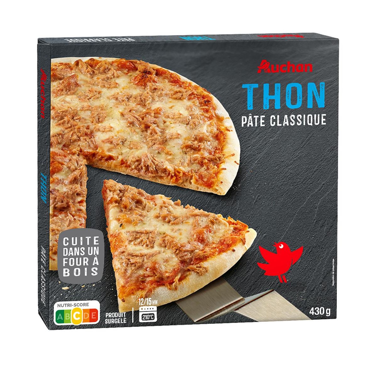 AUCHAN Pizza au thon 430g