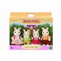 Voir la diapositive 2 : EPOCH D'ENFANCE Figurines La famille Lapins chocolat Sylvanian Families