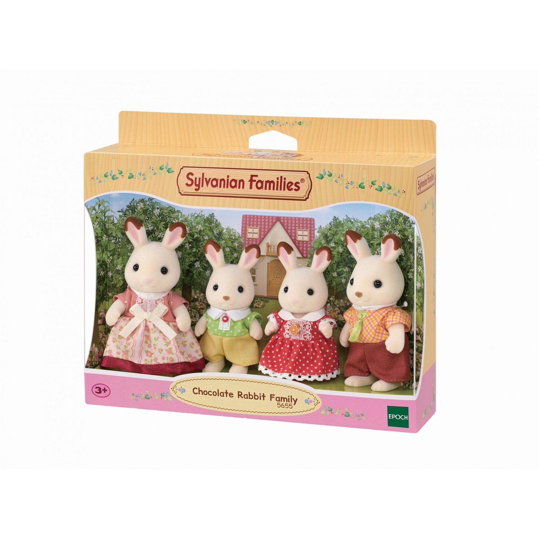 Voir la diapositive 4 : EPOCH D'ENFANCE Figurines La famille Lapins chocolat Sylvanian Families