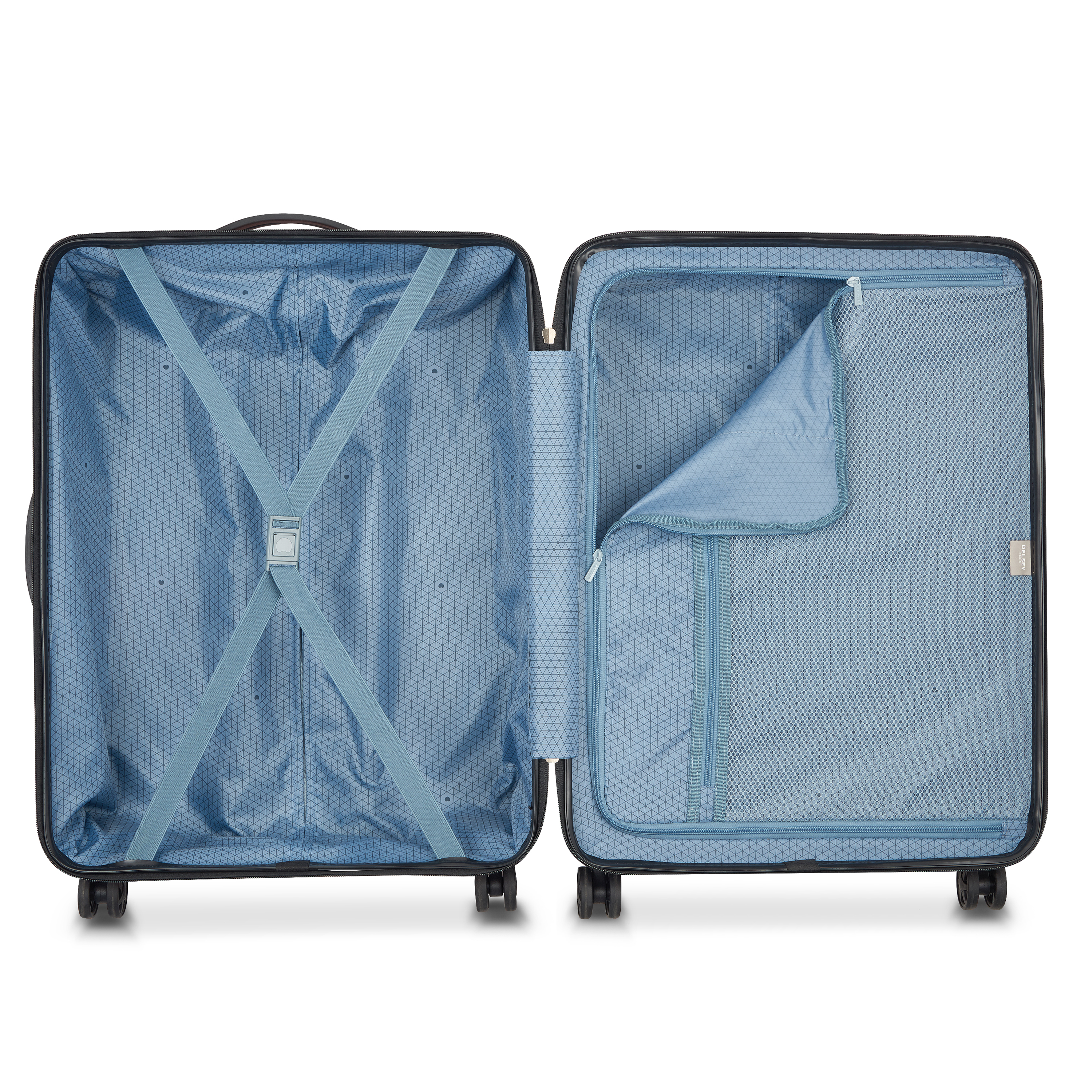 Voir la diapositive 5 : DELSEY Valise Cabine à roulettes rigide Vert ABS 55 x 39,5 x 20,6 cm AIRSHIP 2.0