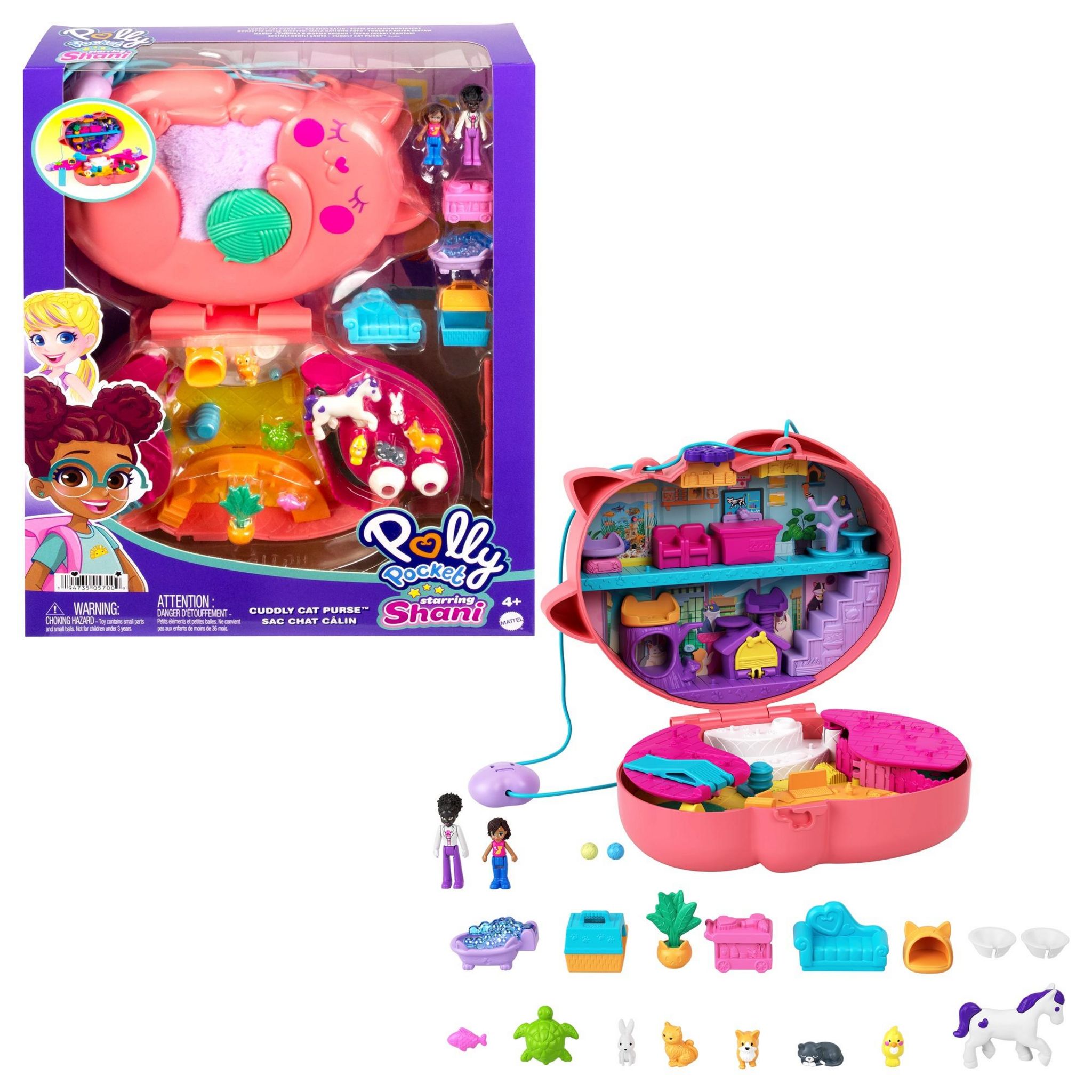 Voir la diapositive 18 : MATTEL Figurine Polly Pocket avec Shani