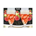 SAPORIT Coppa fraise melba vanille 2 pièces 180g