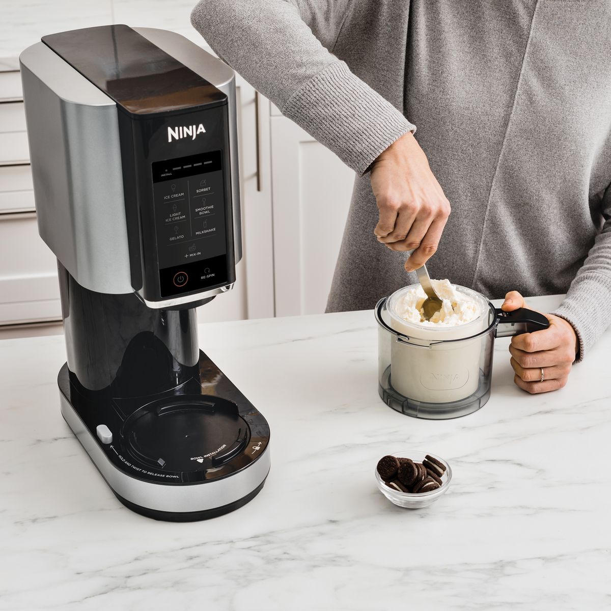 NINJA Sorbetière NC300EU CREAMi - Noir / inox