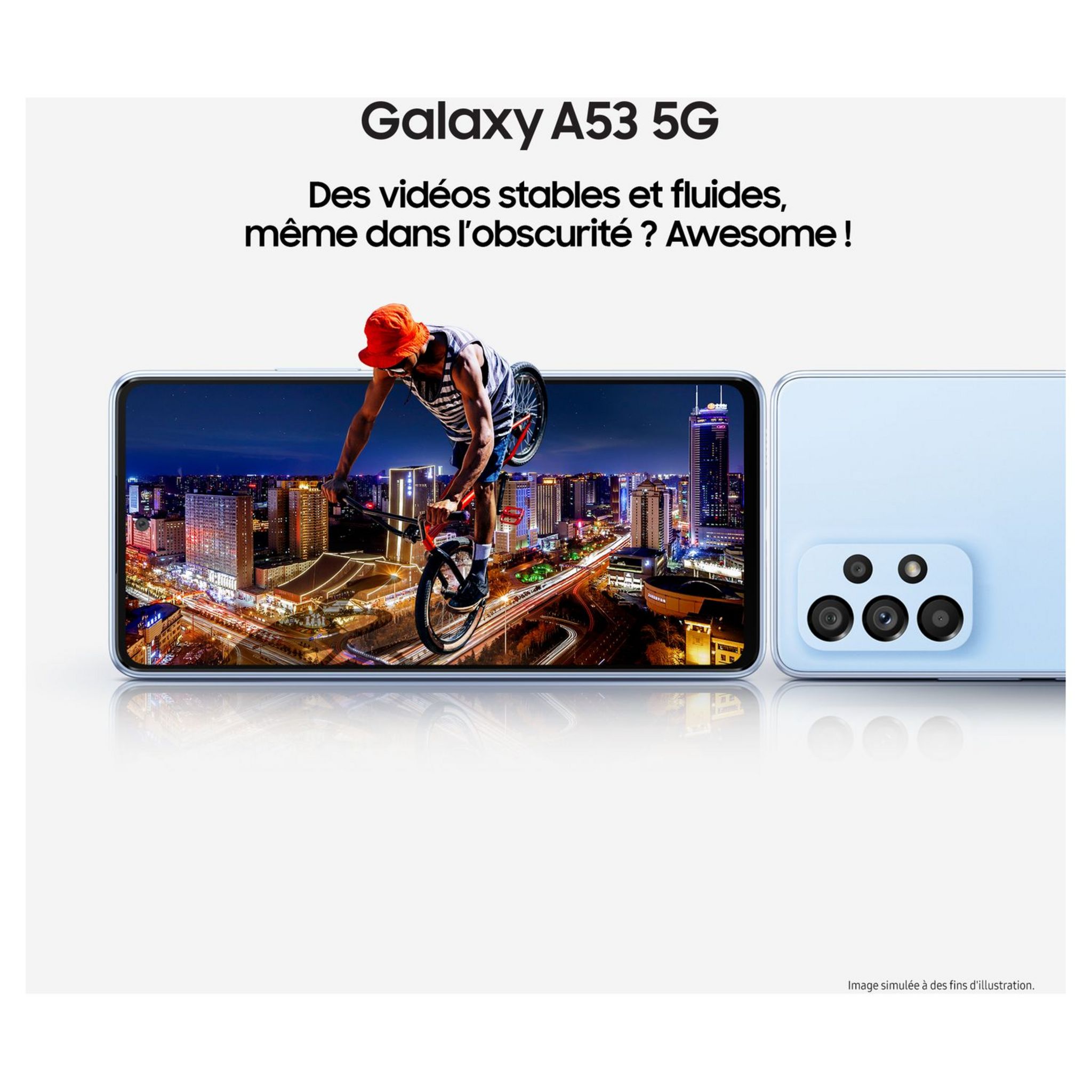 Voir la diapositive 7 : SAMSUNG Galaxy A53 5G - 128GO - Noir