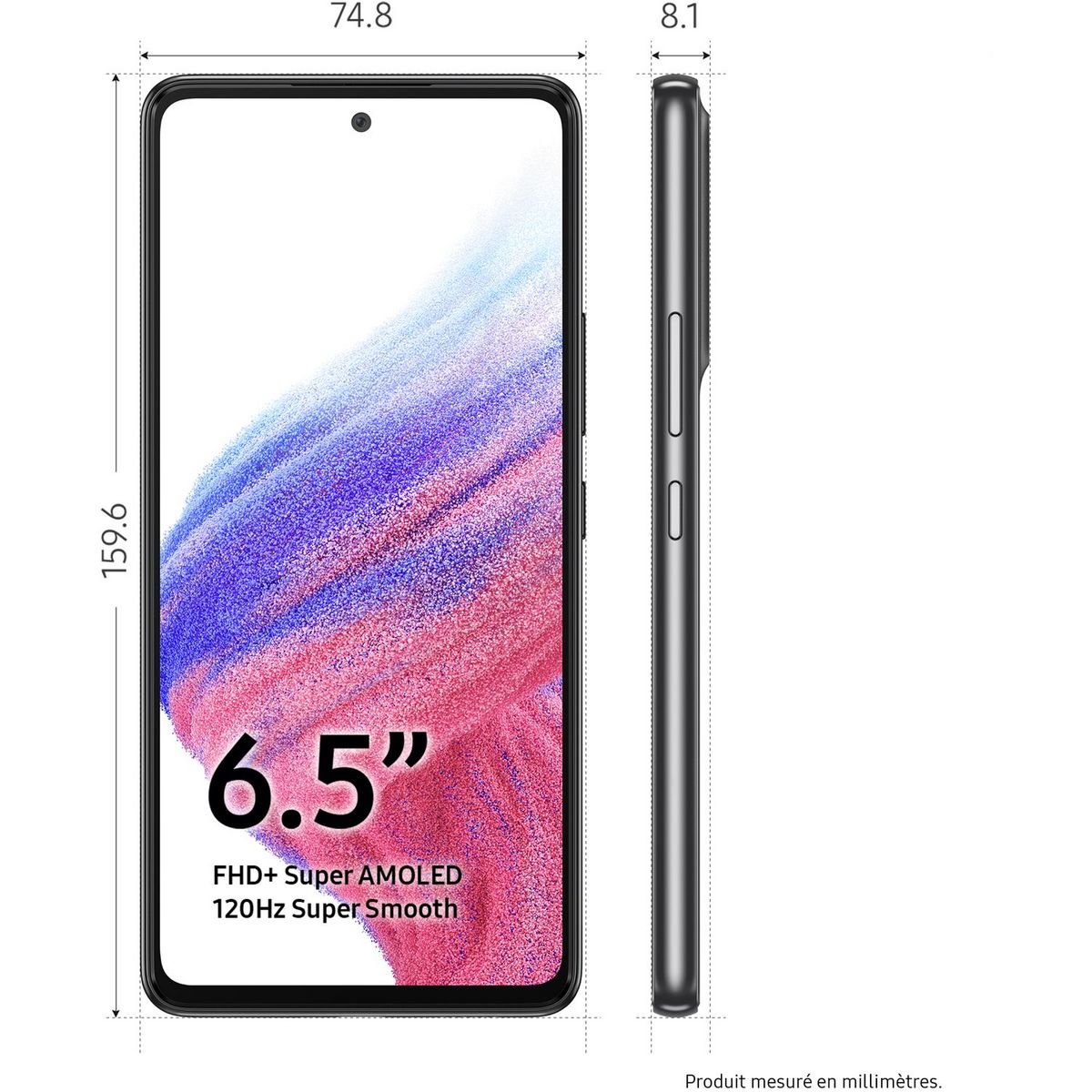 SAMSUNG Galaxy A53 5G - 128GO - Noir