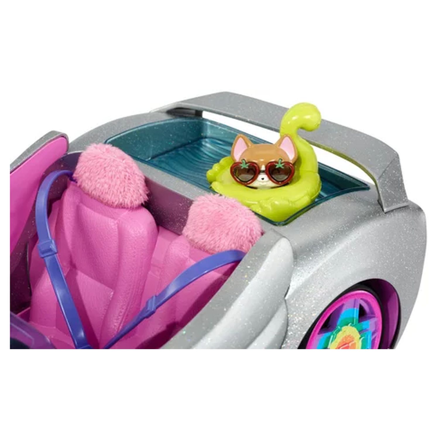 Voir la diapositive 2 : MATTEL Voiture décapotable Barbie extra