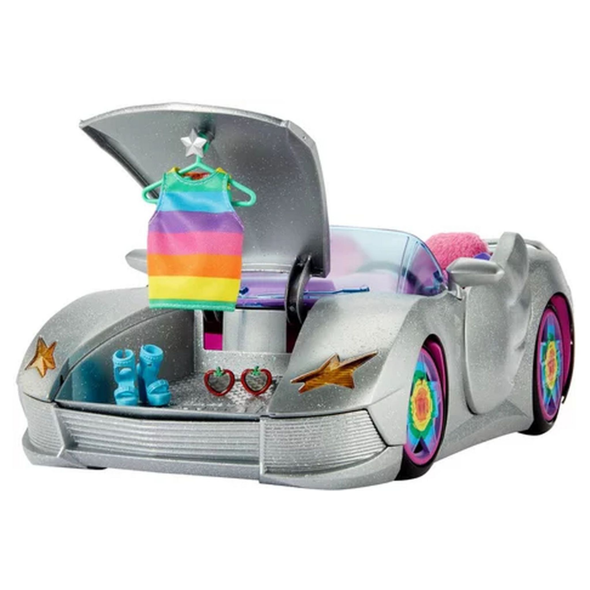 Voir la diapositive 5 : MATTEL Voiture décapotable Barbie extra