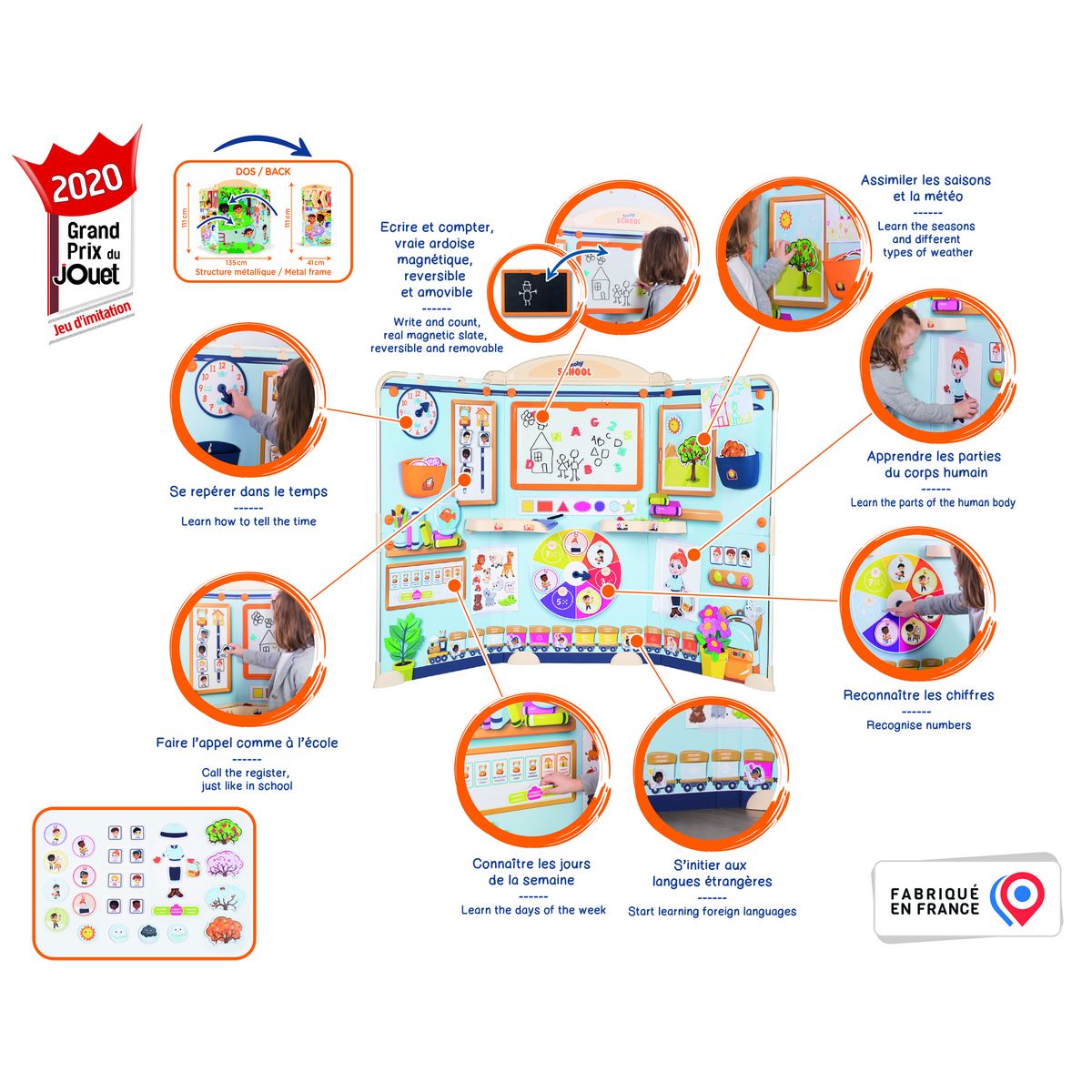 SMOBY Présentoir Salle de classe