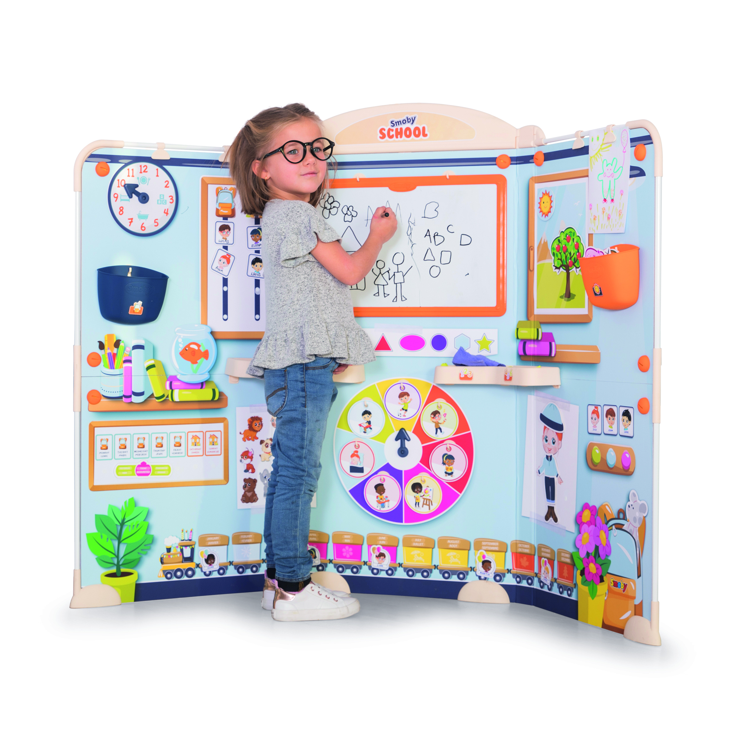 Voir la diapositive 5 : SMOBY Présentoir Salle de classe