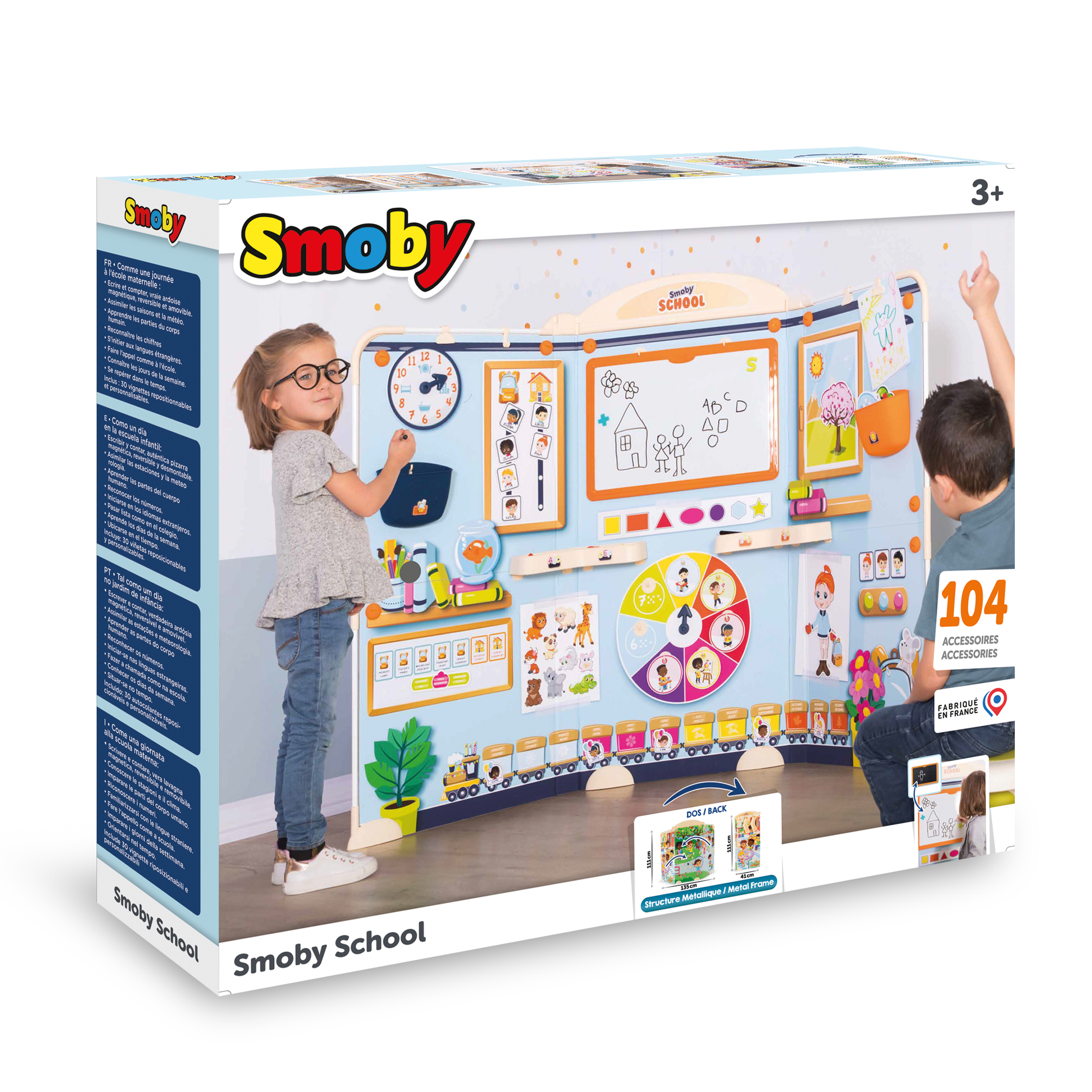Voir la diapositive 7 : SMOBY Présentoir Salle de classe