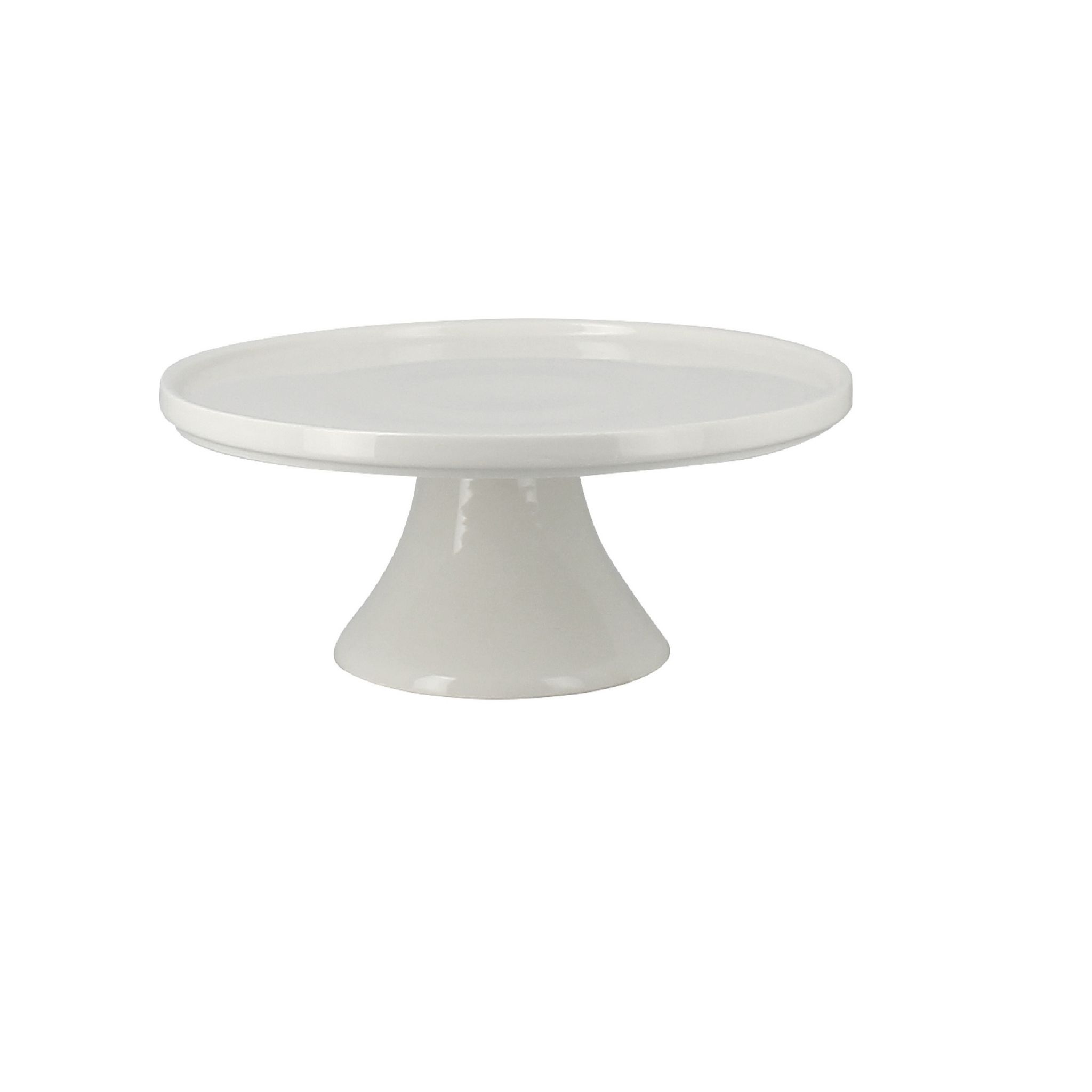 Présentoir à gâteau - 20 cm - Porcelaine blanche