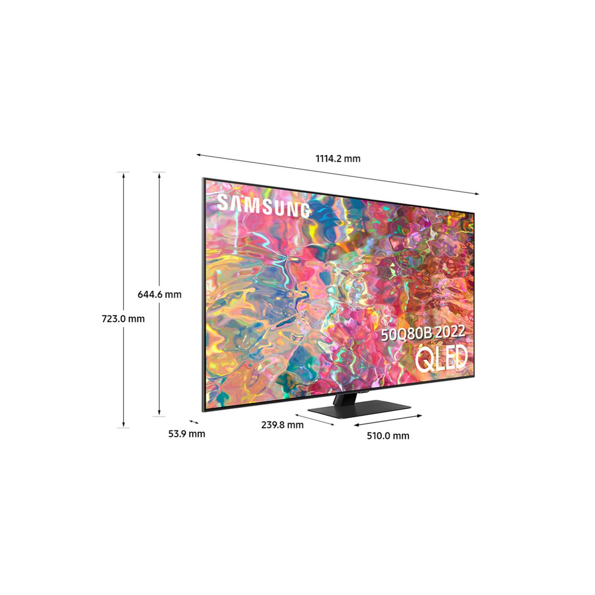 SAMSUNG QE50Q80B 2022 TV QLED 4K Ultra HD 125 cm Smart TV