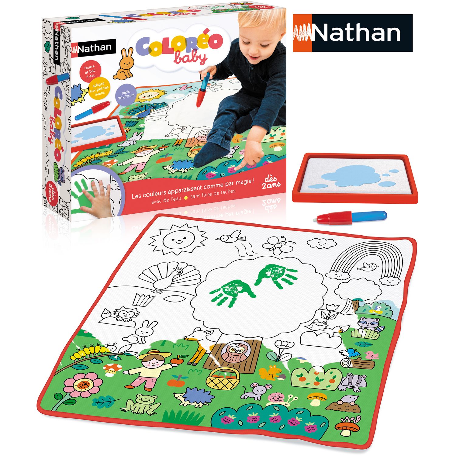 Voir la diapositive 2 : DUJARDIN Tapis activités Coloreo Baby