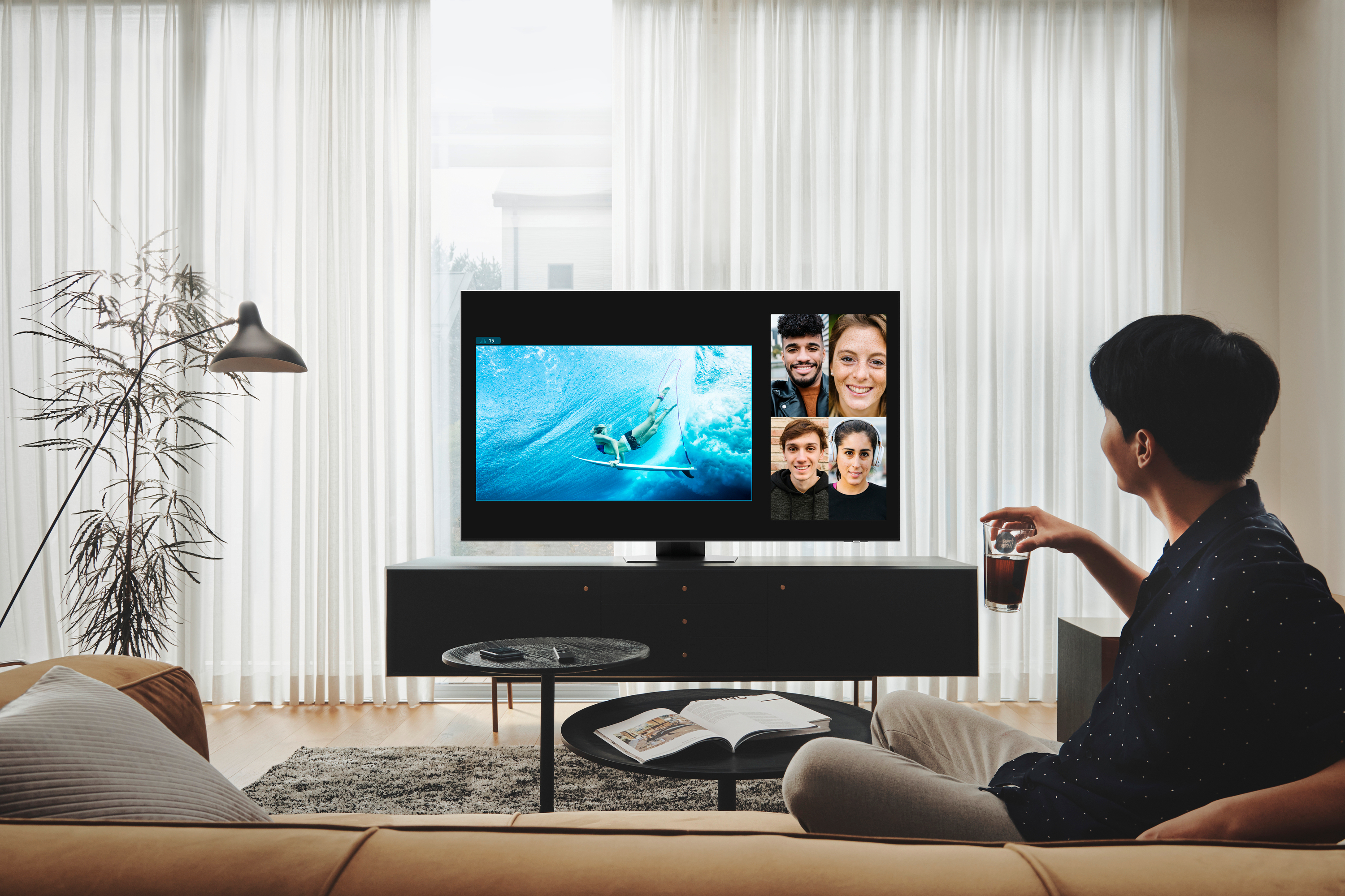 Voir la diapositive 16 : SAMSUNG QE65QN85B 2022 TV NEO QLED 4K UHD 163 cm Smart TV
