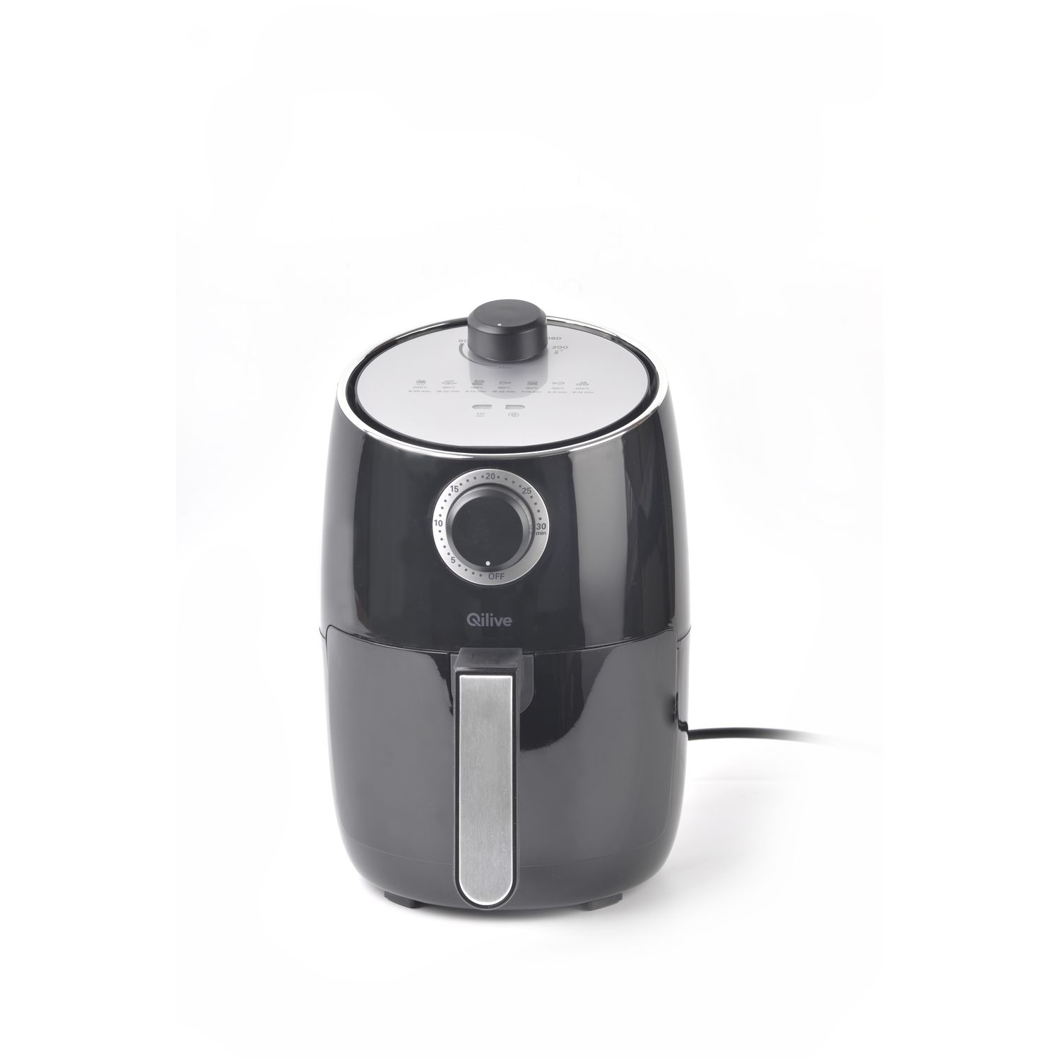 Voir la diapositive 2 : QILIVE Friteuse électrique sans huile à air chaud Q.5271 - Noir