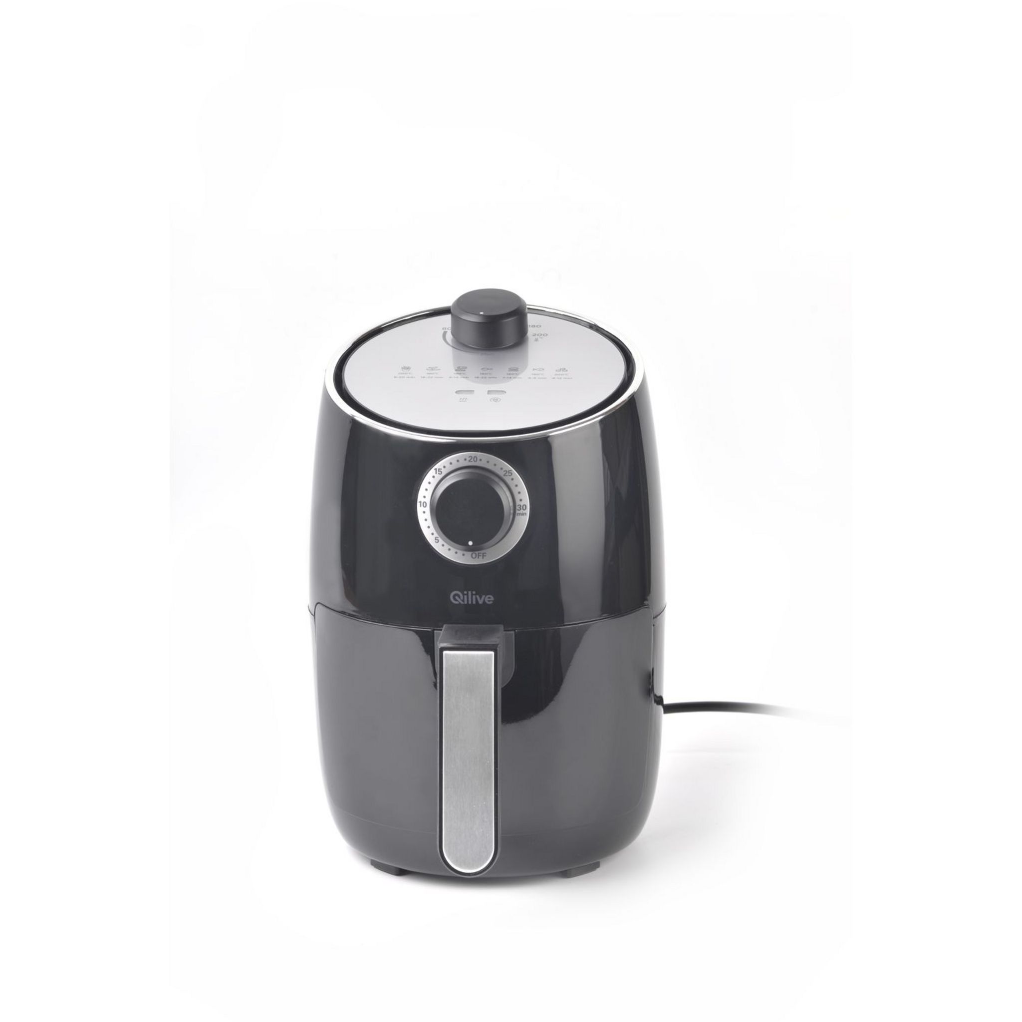 Voir la diapositive 2 : QILIVE Friteuse électrique sans huile à air chaud Q.5271 - Noir