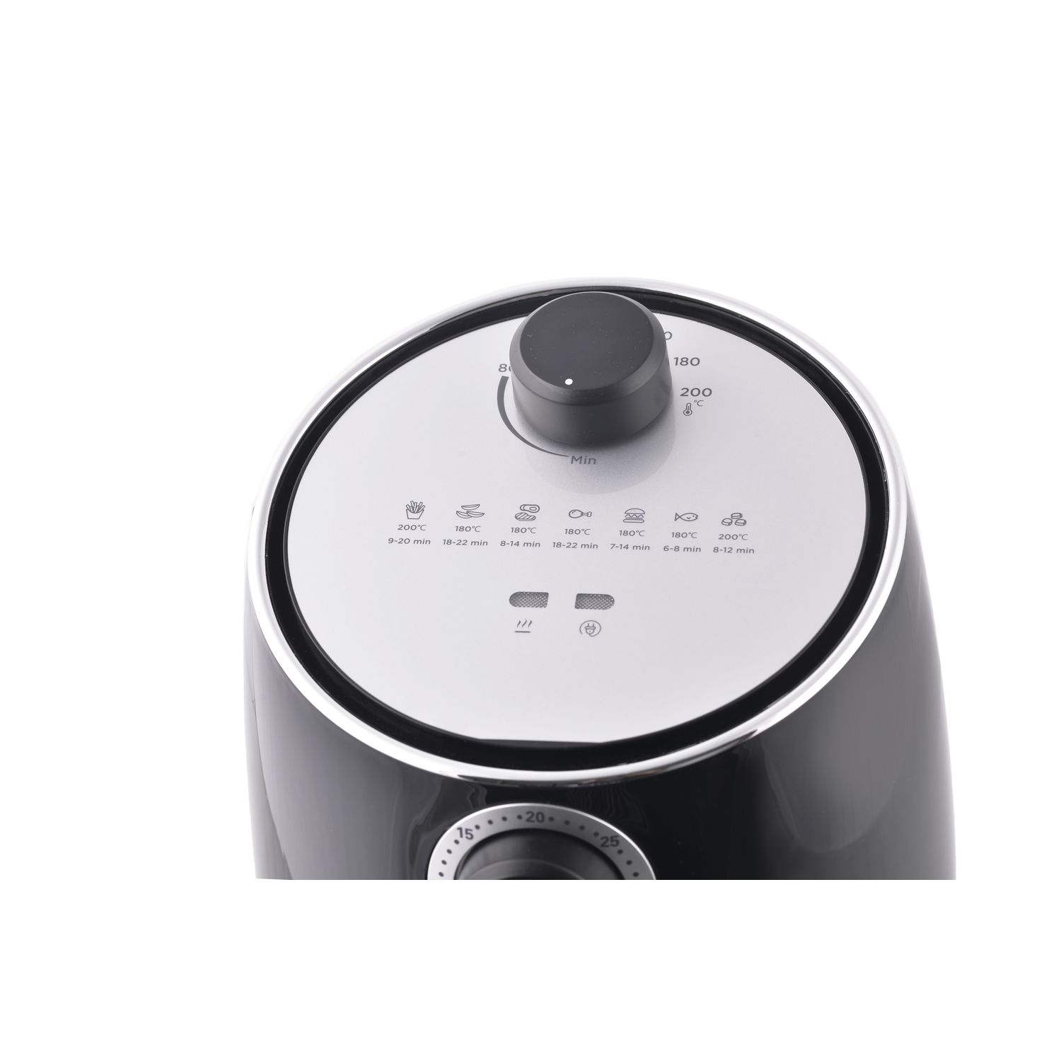 Voir la diapositive 4 : QILIVE Friteuse électrique sans huile à air chaud Q.5271 - Noir