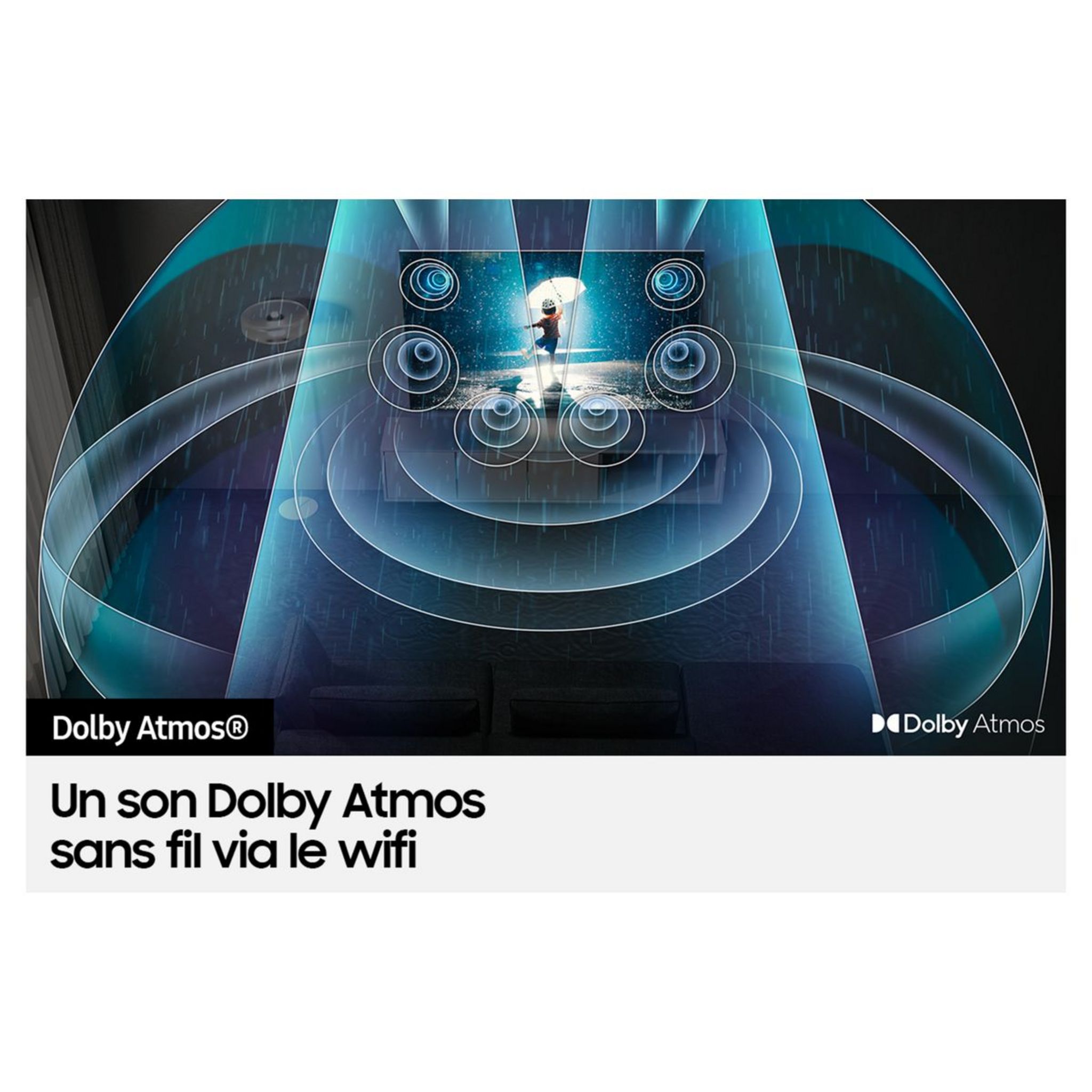 Voir la diapositive 2 : SAMSUNG QE75Q80B 2022 TV QLED 4K UHD 190 cm Smart TV