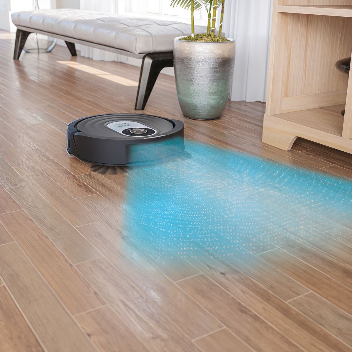 SHARK Aspirateur robot laveur RV2001WDEU - Noir