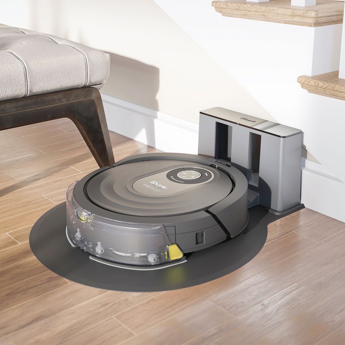 SHARK Aspirateur robot laveur RV2001WDEU - Noir