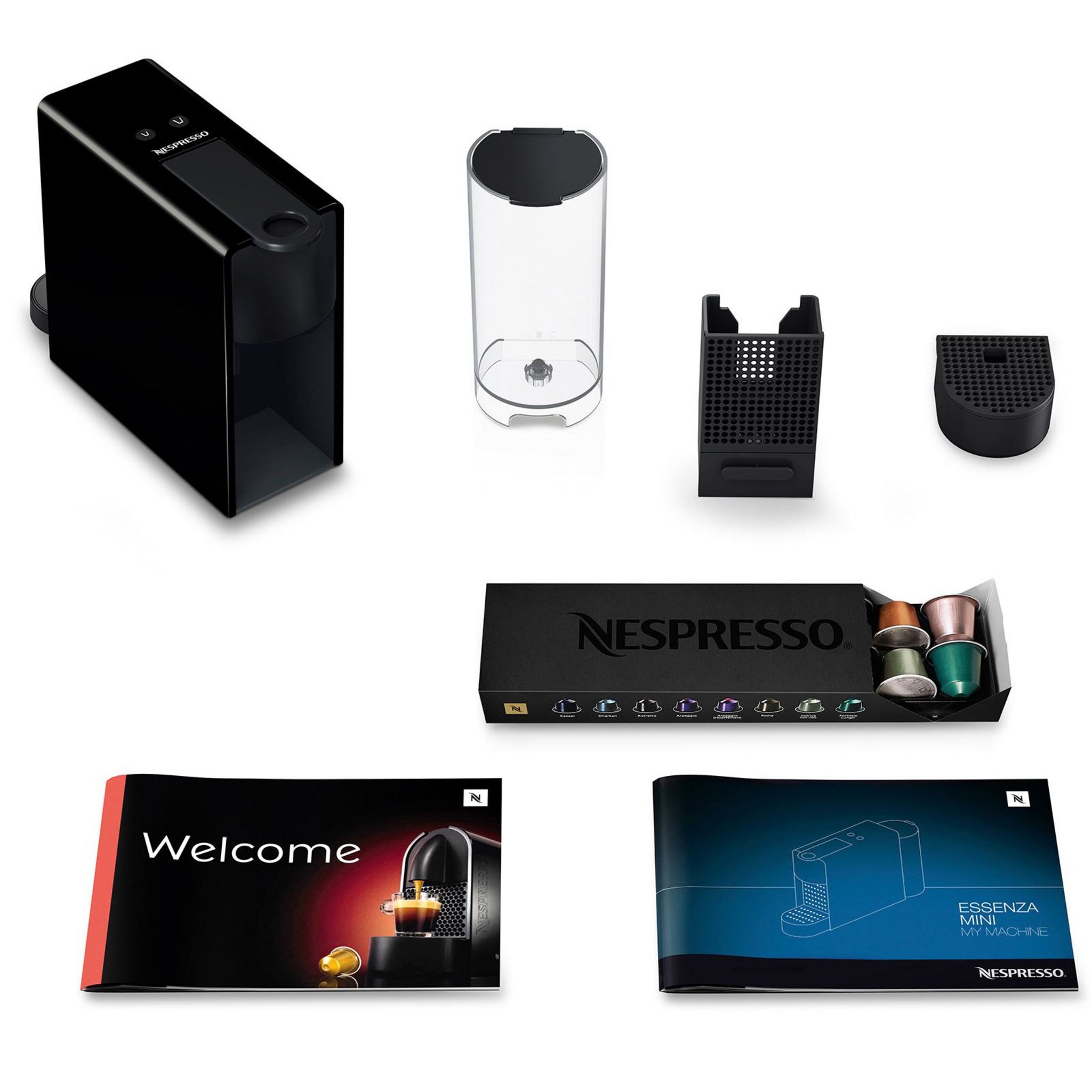 Voir la diapositive 5 : KRUPS Cafetière à capsule NESPRESSO ESSENZA XN110 - Noir