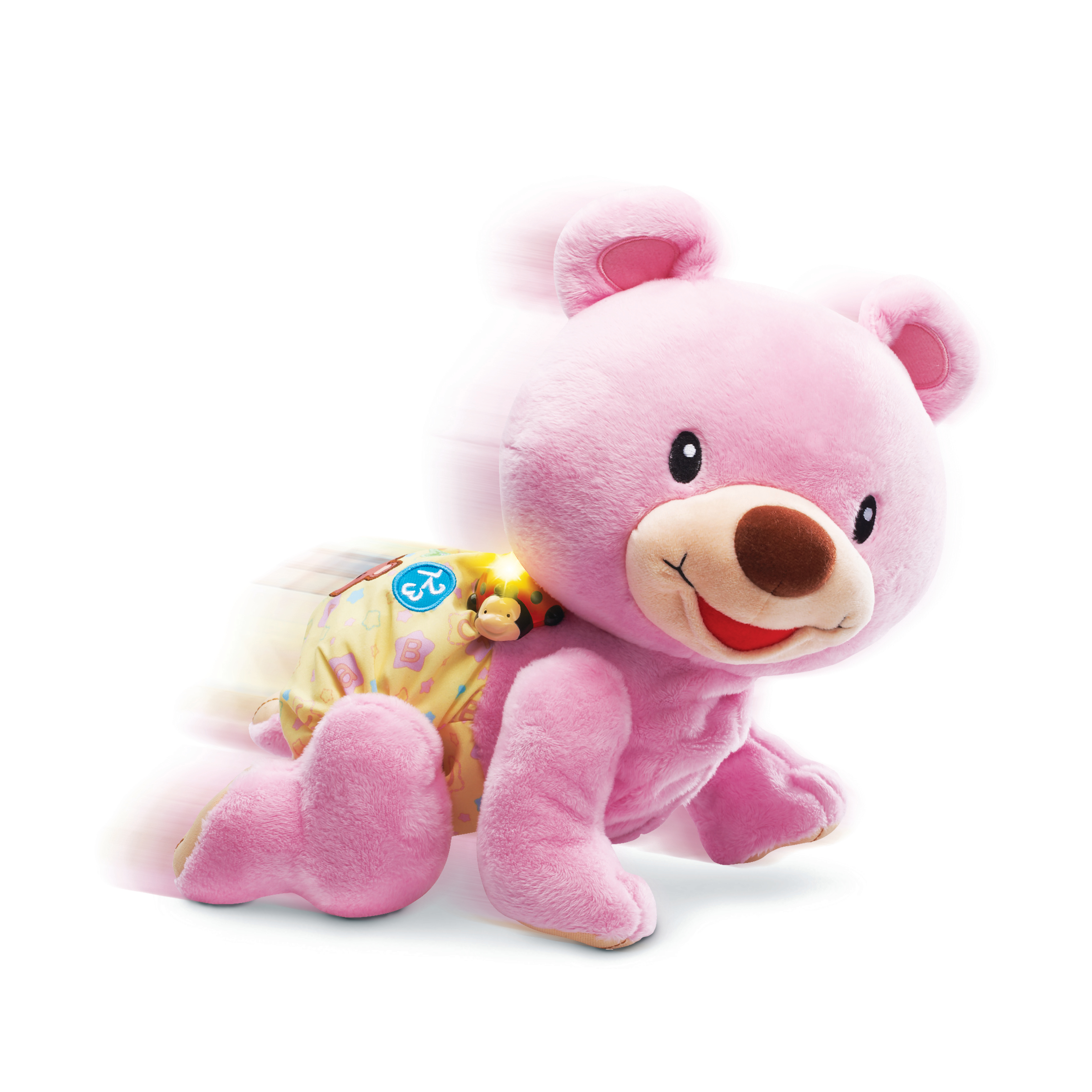 Voir la diapositive 2 : VTECH Ourson 2 en 1 Suis moi - Rose