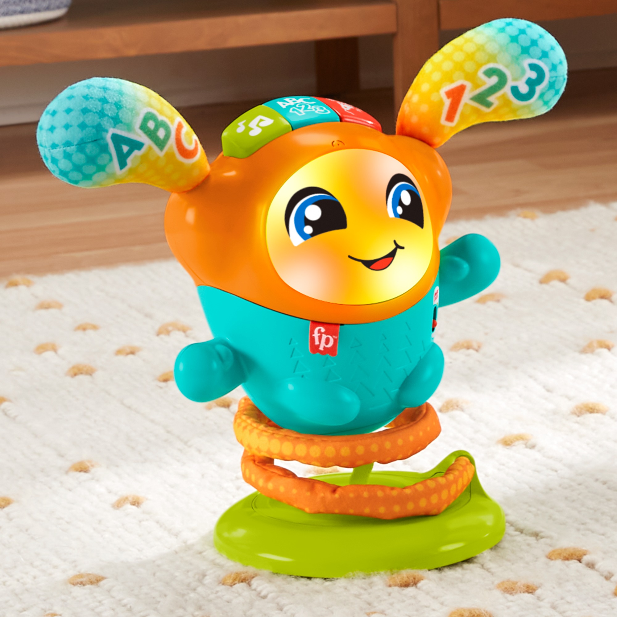 Voir la diapositive 14 : MATTEL DJ danseur à rebond Fisher Price