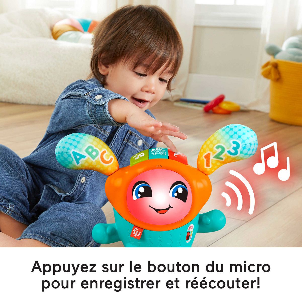 MATTEL DJ danseur à rebond Fisher Price