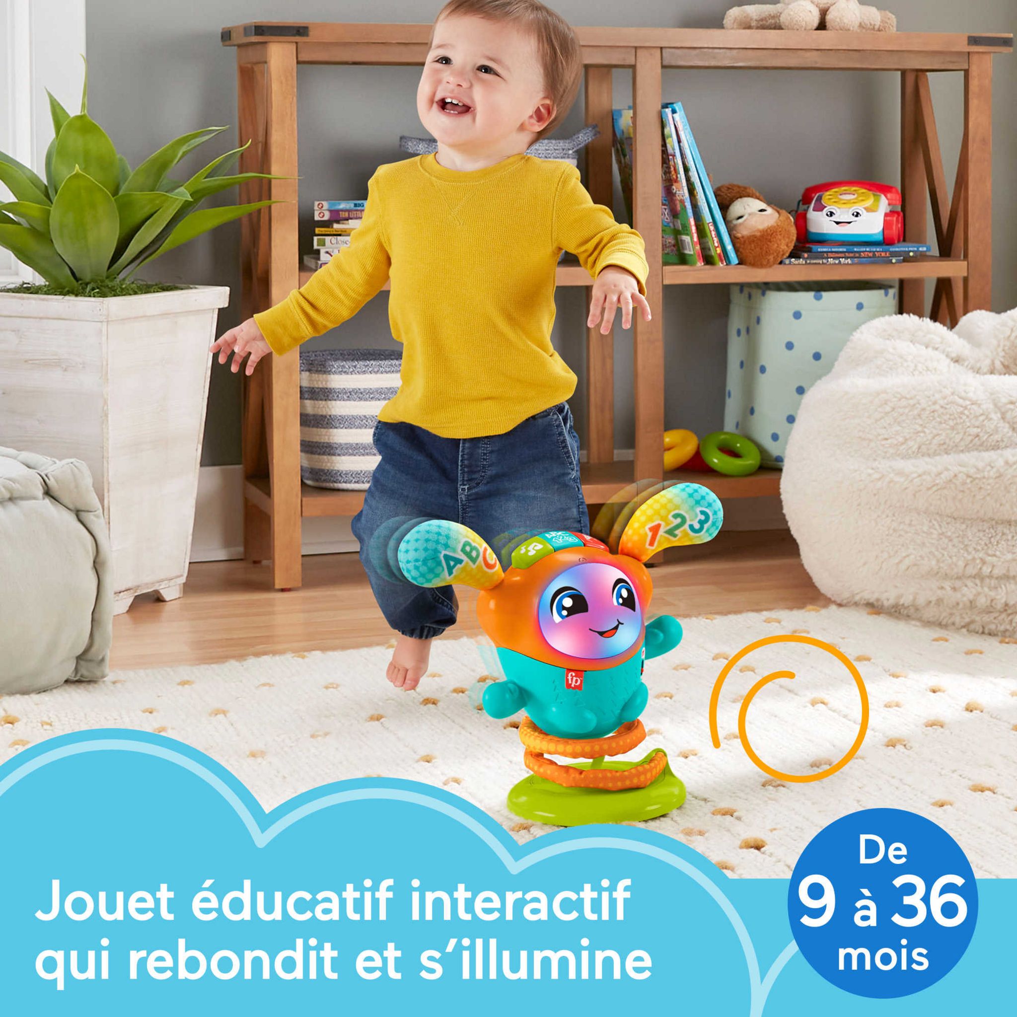Voir la diapositive 6 : MATTEL DJ danseur à rebond Fisher Price