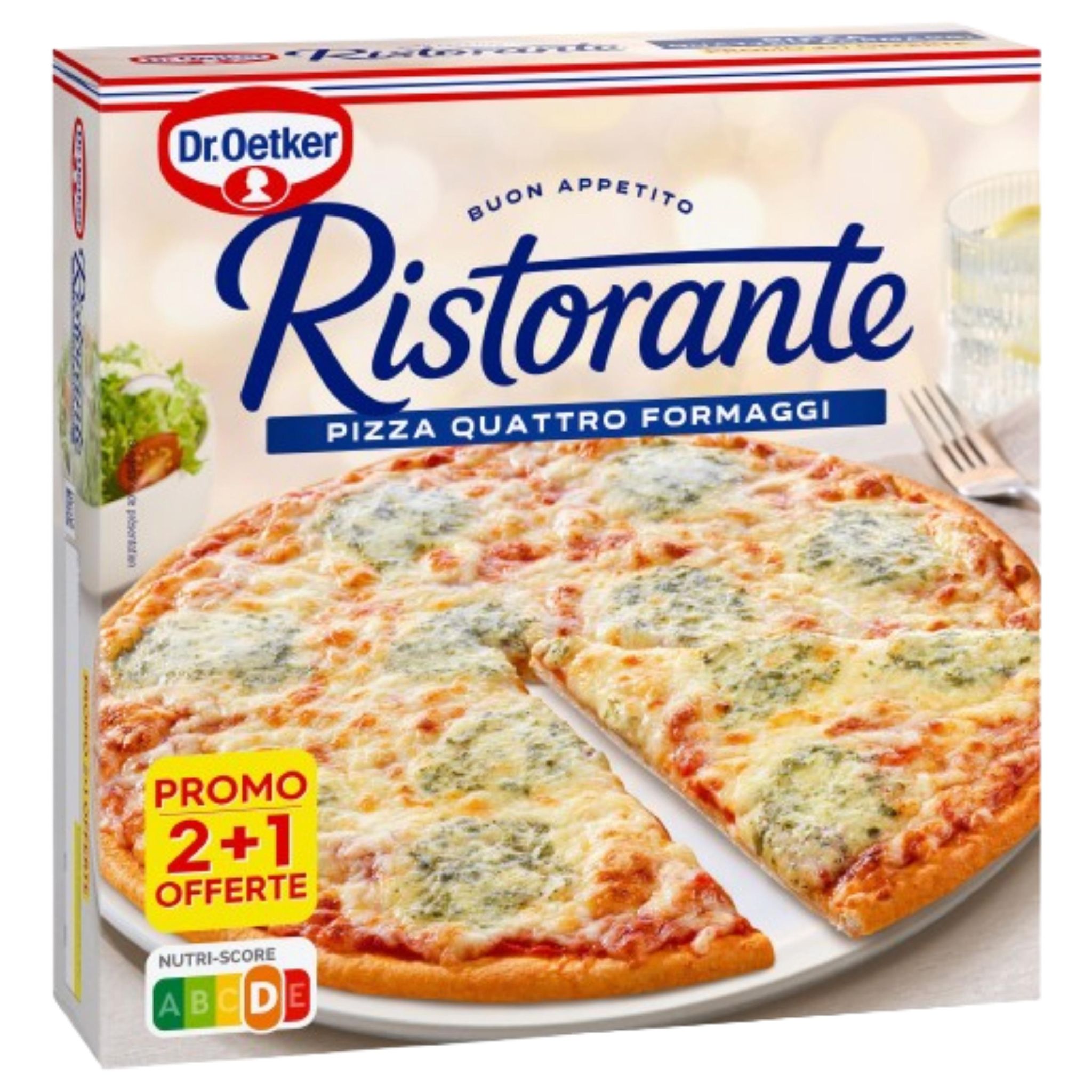 DR OETKER Ristorante pizza 4 fromages 2+1 offerte 3x340g