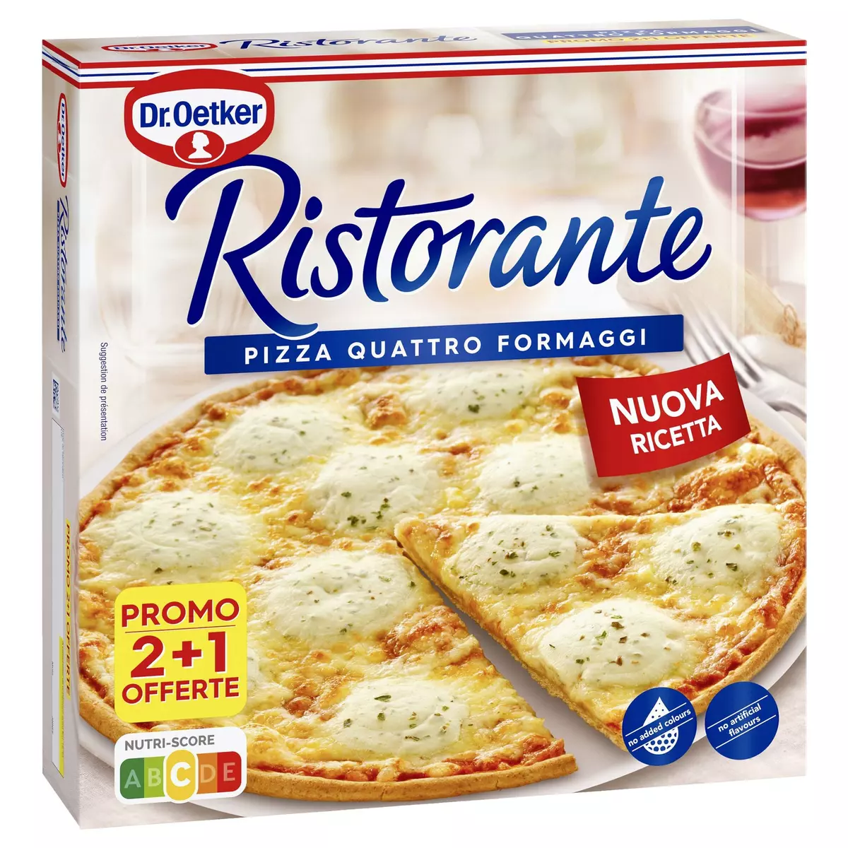DR OETKER Ristorante pizza 4 fromages 2+1 offerte 3x340g