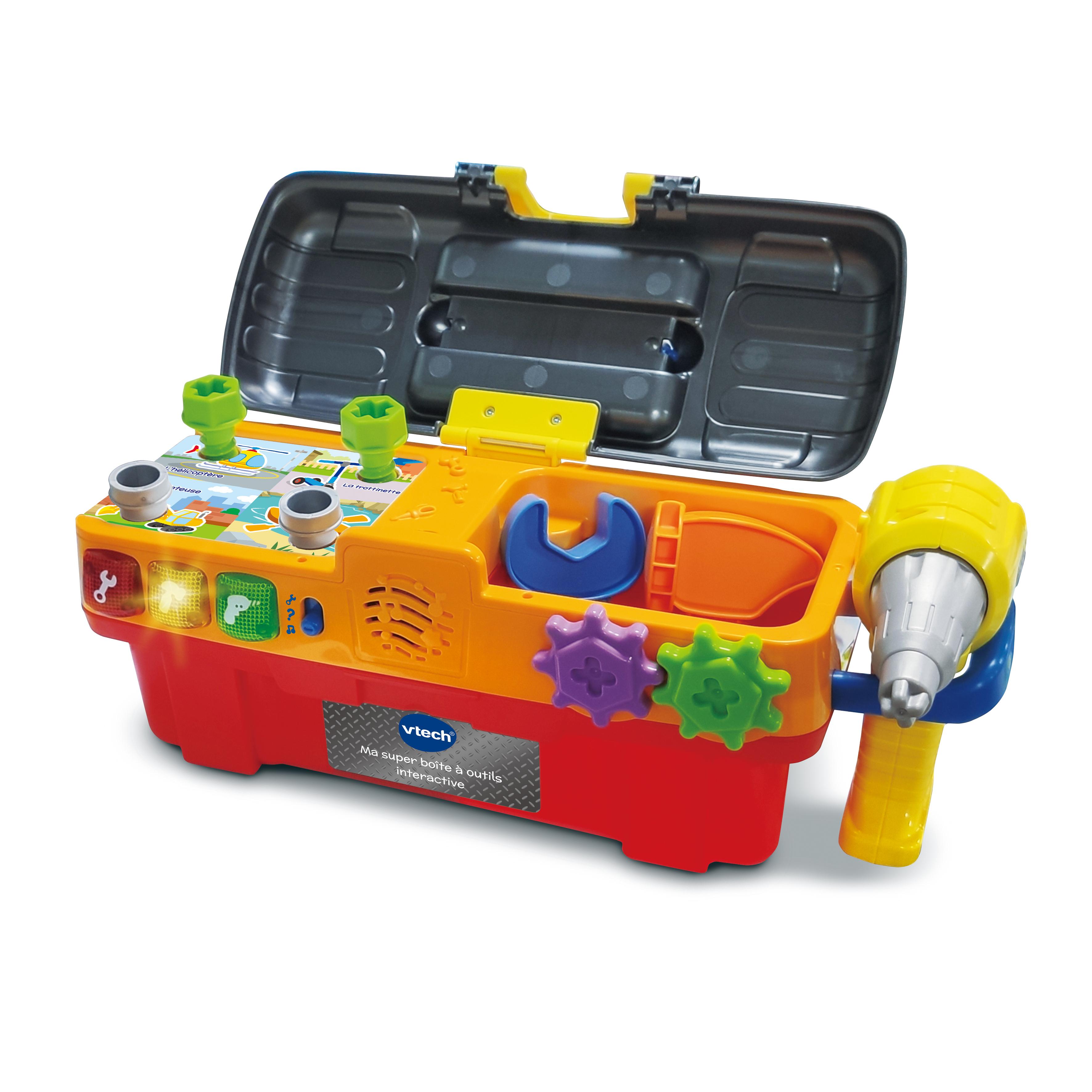 Voir la diapositive 2 : VTECH Super boîte à outils interactive