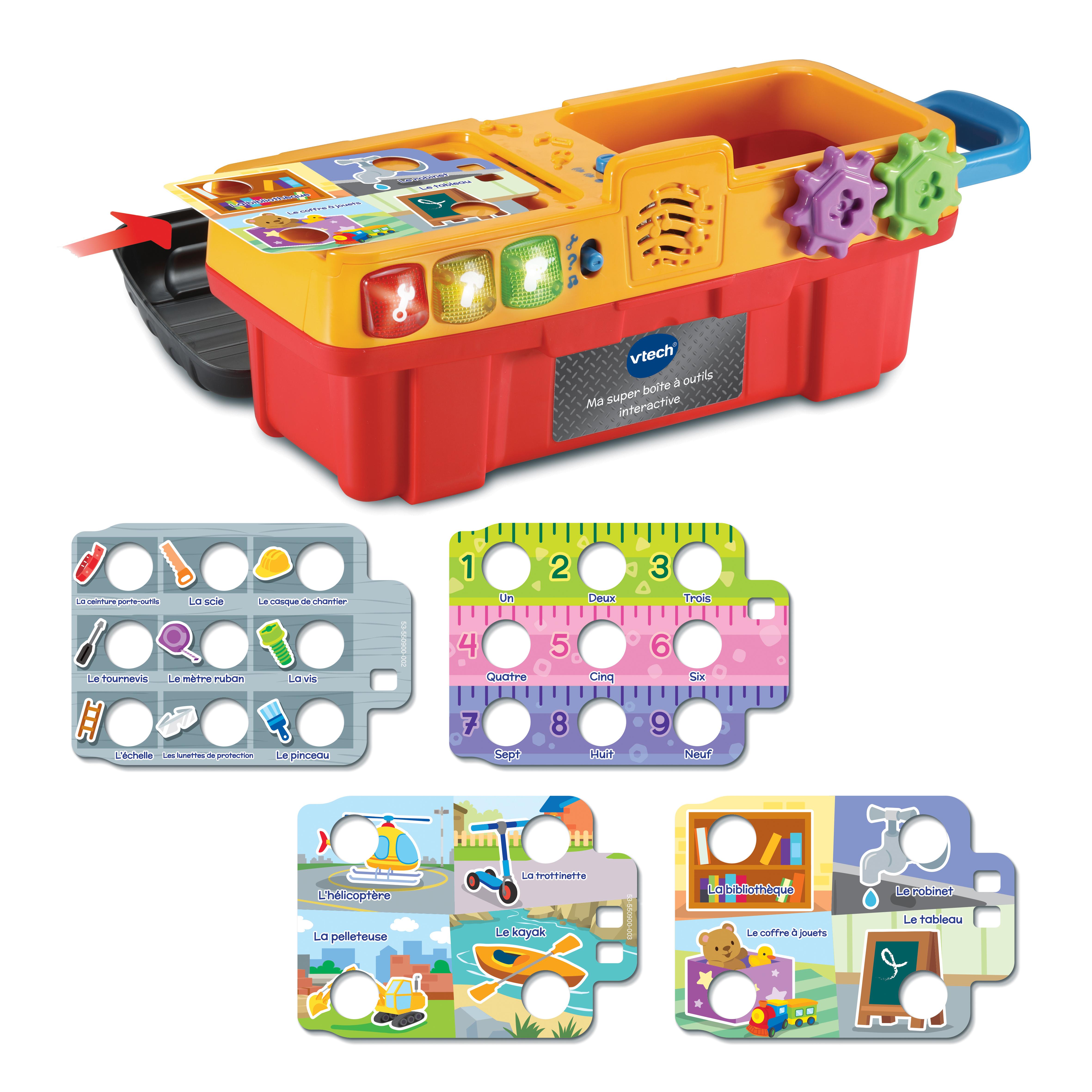 Voir la diapositive 5 : VTECH Super boîte à outils interactive