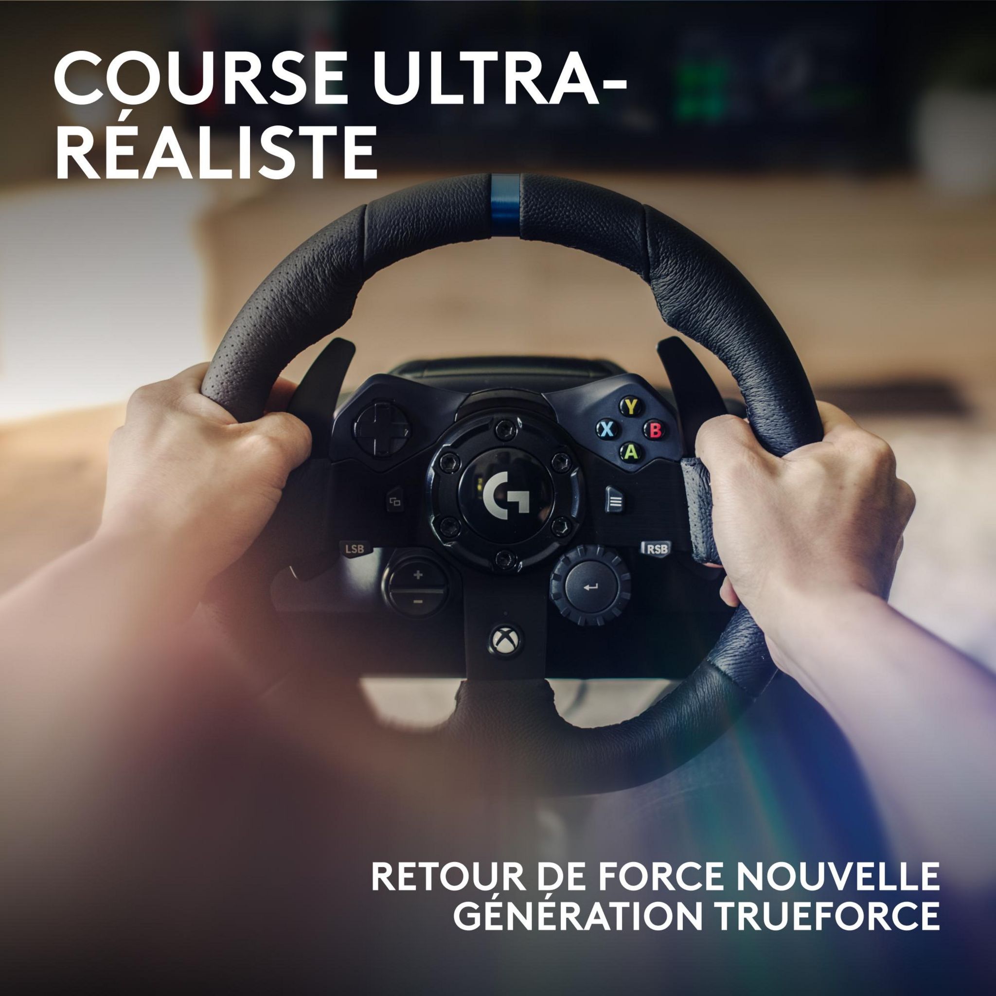 Voir la diapositive 3 : LOGITECH Volant G923 - Noir