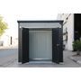 Voir la diapositive 2 : DURAMAX Abri de jardin métal Anthracite - Monopente - 5,22m² - MODERN
