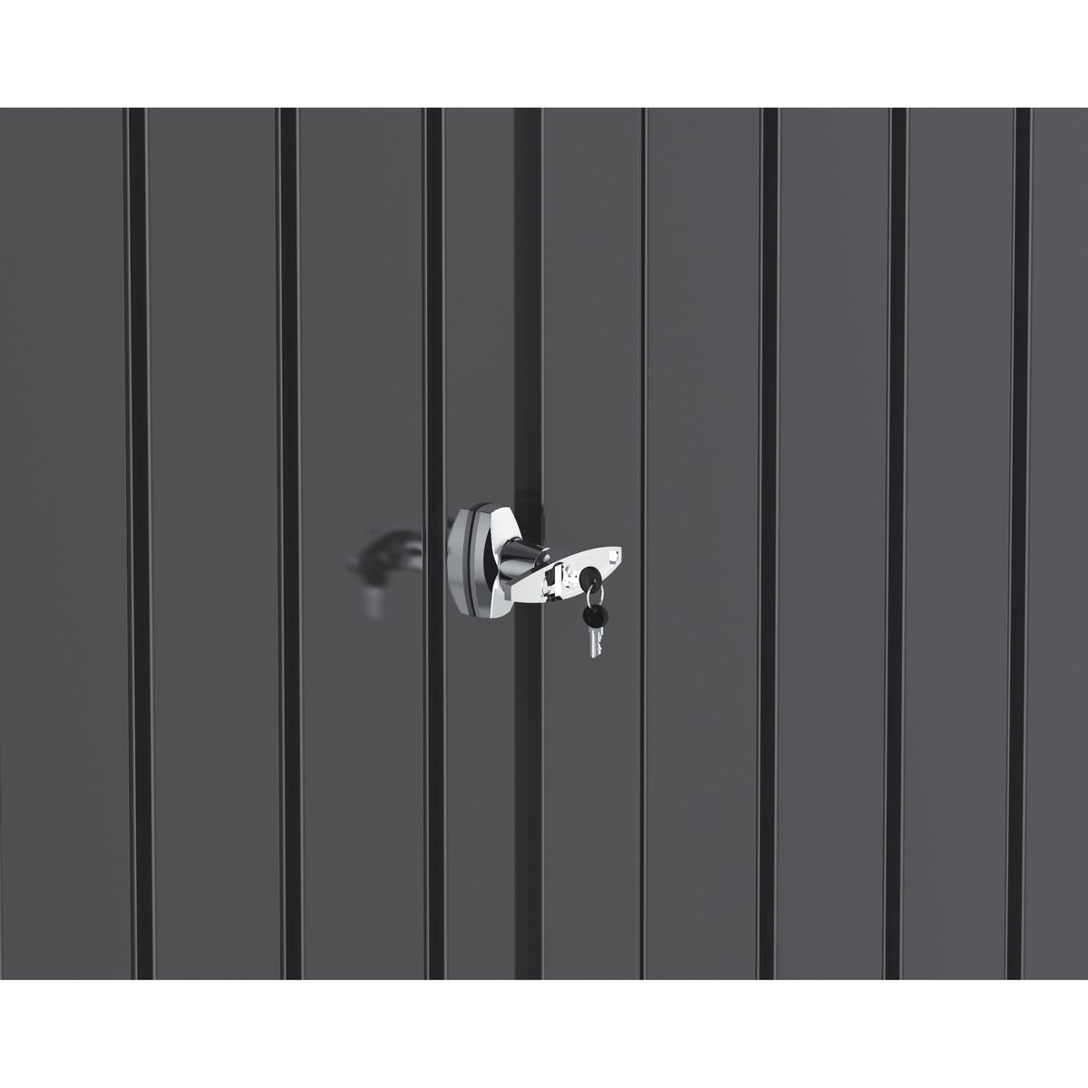 DURAMAX Abri de jardin métal Anthracite - Monopente - 5,22m² - MODERN