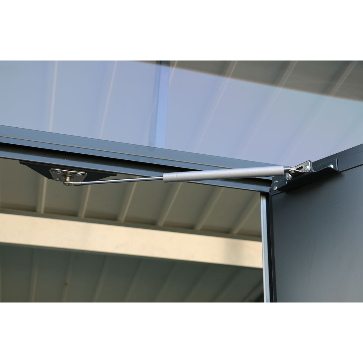 DURAMAX Abri de jardin métal Anthracite - Monopente - 5,22m² - MODERN