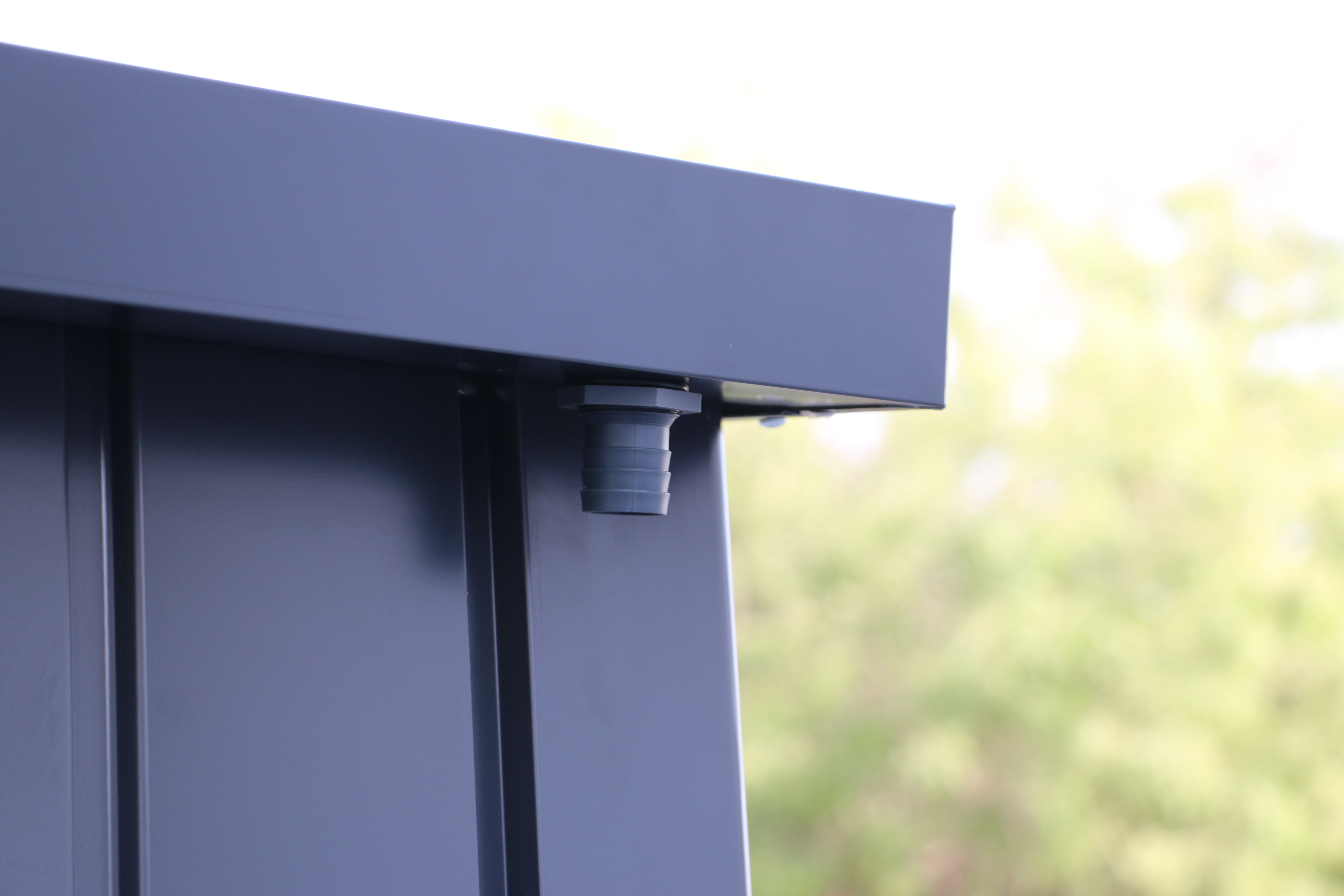 Voir la diapositive 8 : DURAMAX Abri de jardin métal Anthracite - Monopente - 5,22m² - MODERN