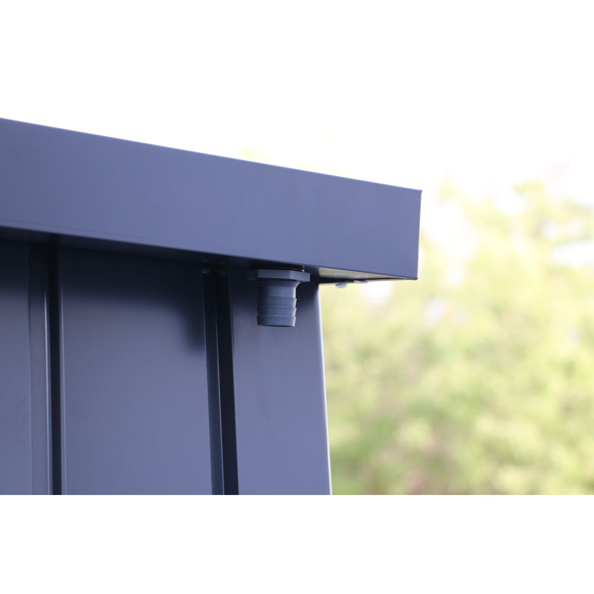 DURAMAX Abri de jardin métal Anthracite - Monopente - 5,22m² - MODERN