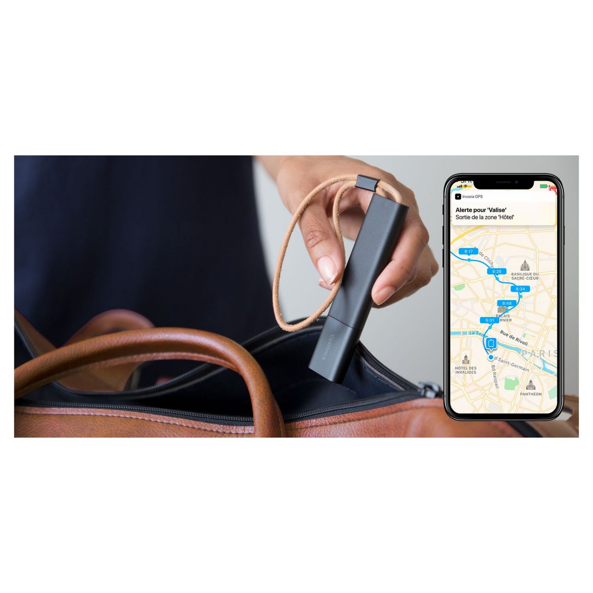 Voir la diapositive 8 : INVOXIA Tracker GPS - Noir