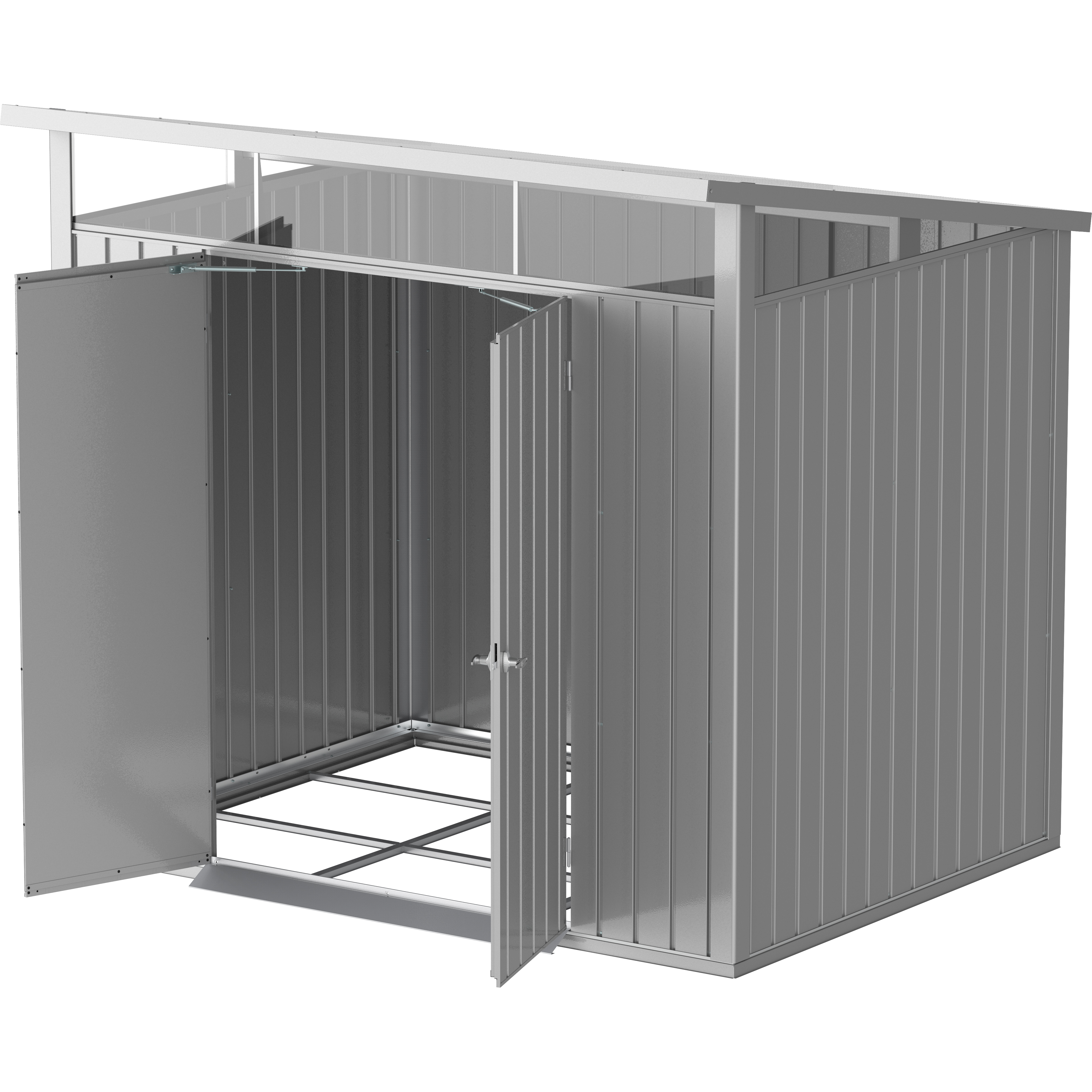 Voir la diapositive 2 : DURAMAX Abri de jardin métal - blanc - 5,22m² - DURAMAX MODERN