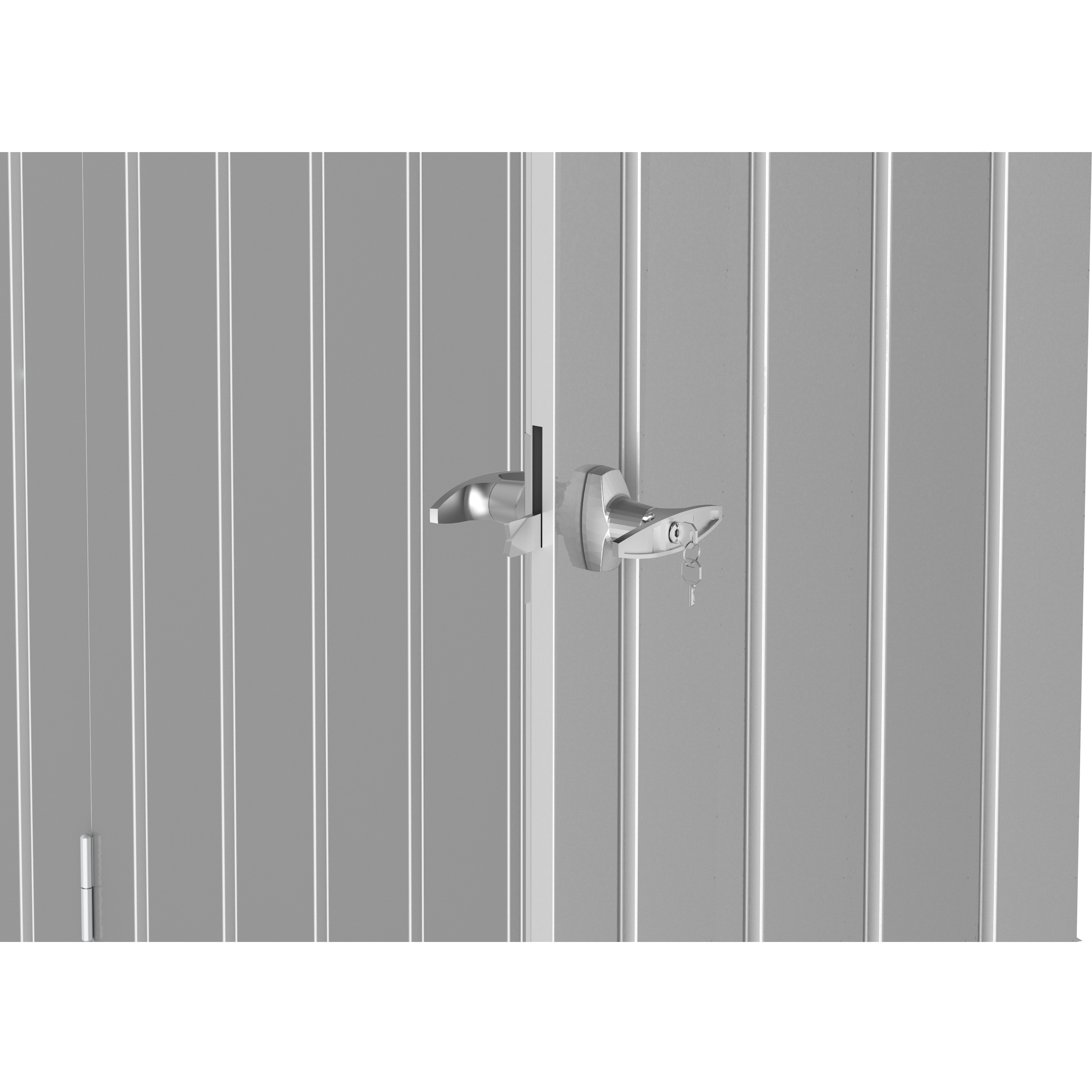 Voir la diapositive 4 : DURAMAX Abri de jardin métal - blanc - 5,22m² - DURAMAX MODERN