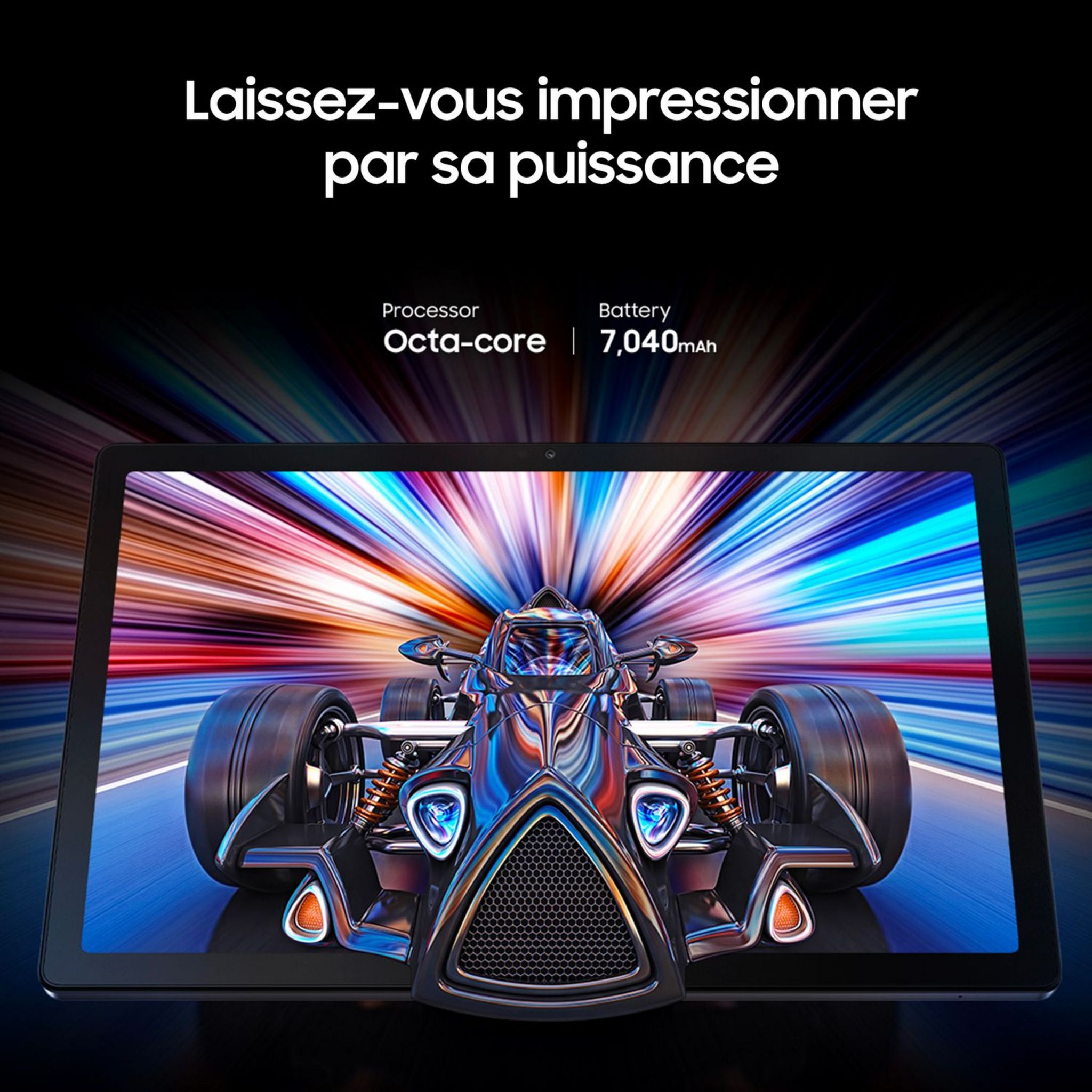 Voir la diapositive 3 : SAMSUNG Tablette tactile TAB A8 10.5 128GO - Gris