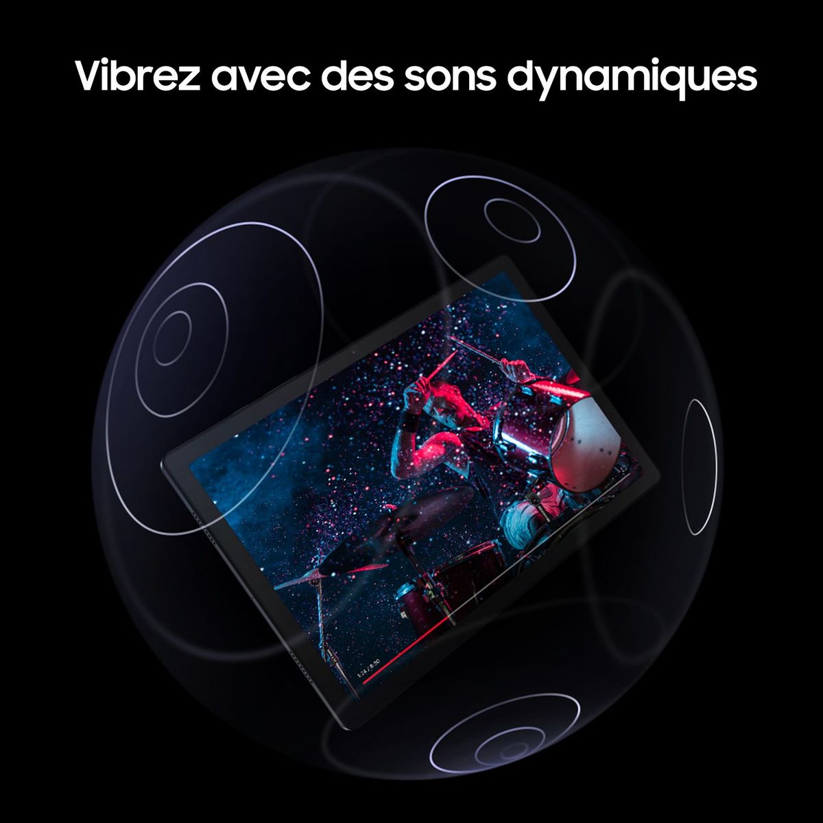 SAMSUNG Tablette tactile TAB A8 10.5 128GO - Gris