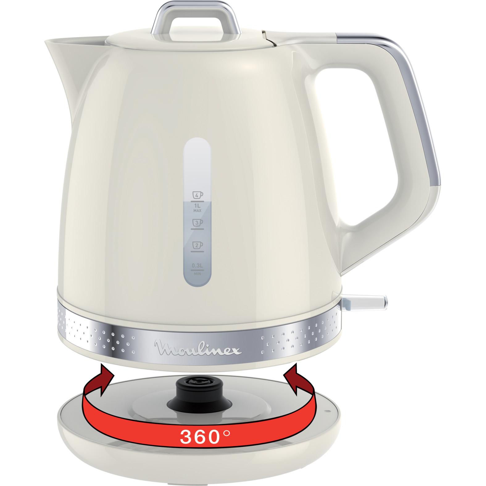 Voir la diapositive 3 : MOULINEX Bouilloire électrique BY323A10 - Blanc